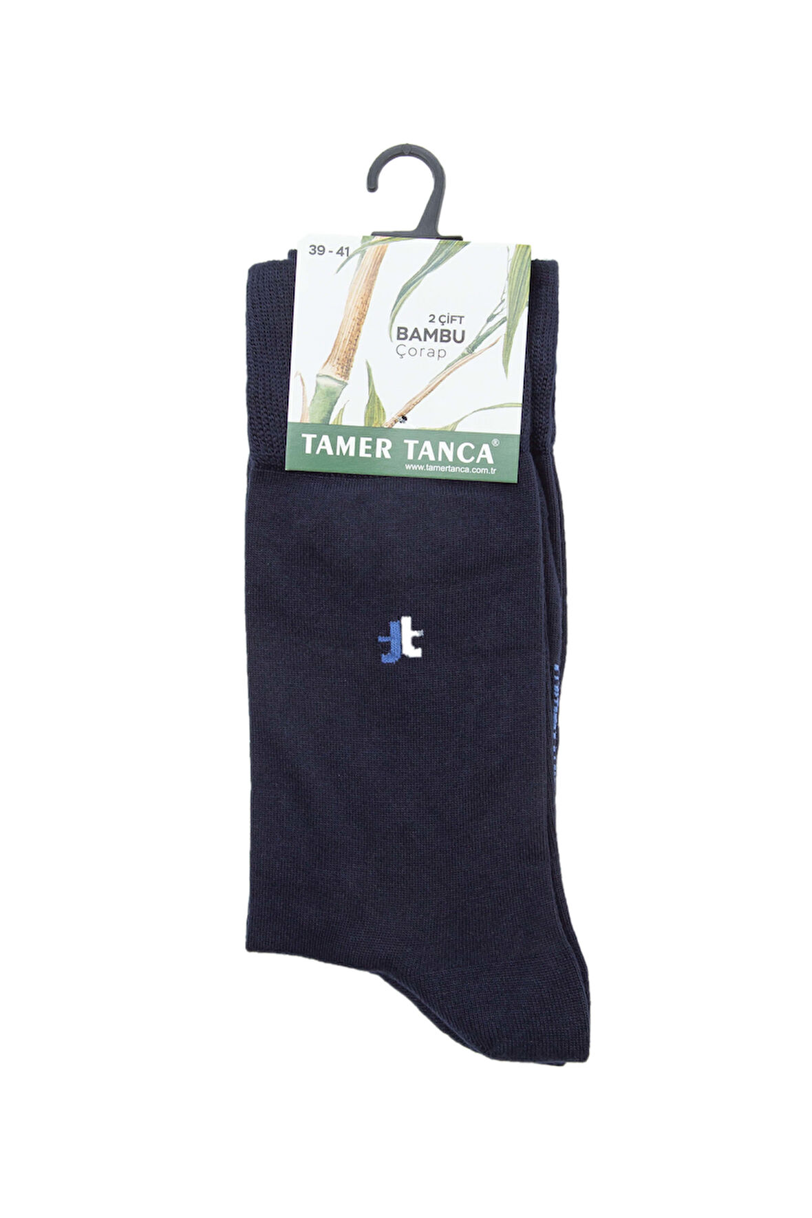 Tamer Tanca Erkek Bambu Lacivert Çorap 855 0007 BMB CRP 39-41 2LI SET LACIVERT 2