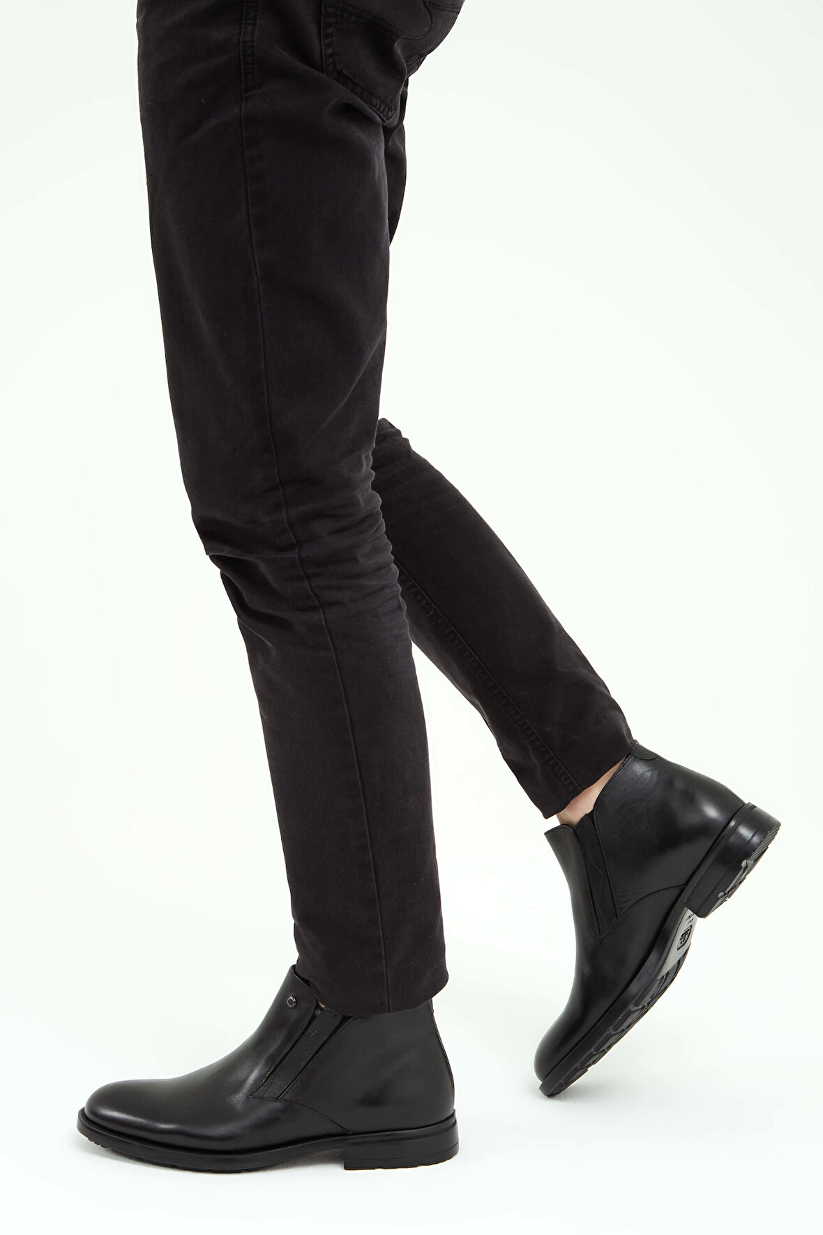 Tamer Tanca Erkek Hakiki Deri Siyah Casual Bot 183 22106 ERK BOT SK21/22 SIYAH