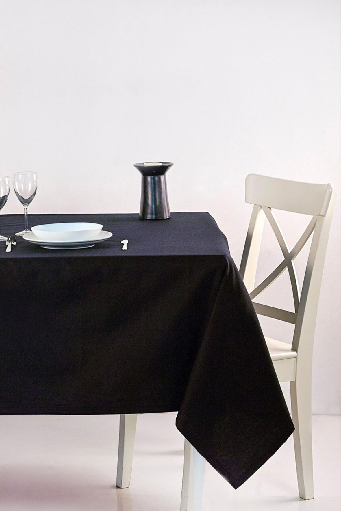 Roma Masa Örtüsü Siyah 170x250