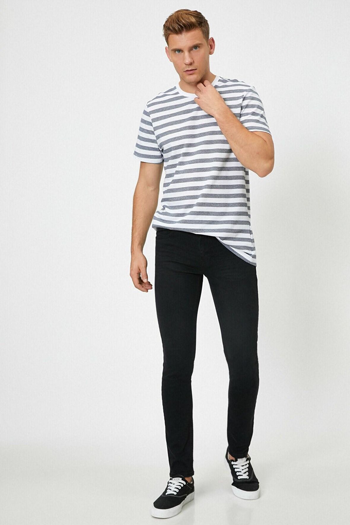 Erkek Jean Pantolon Antrasit