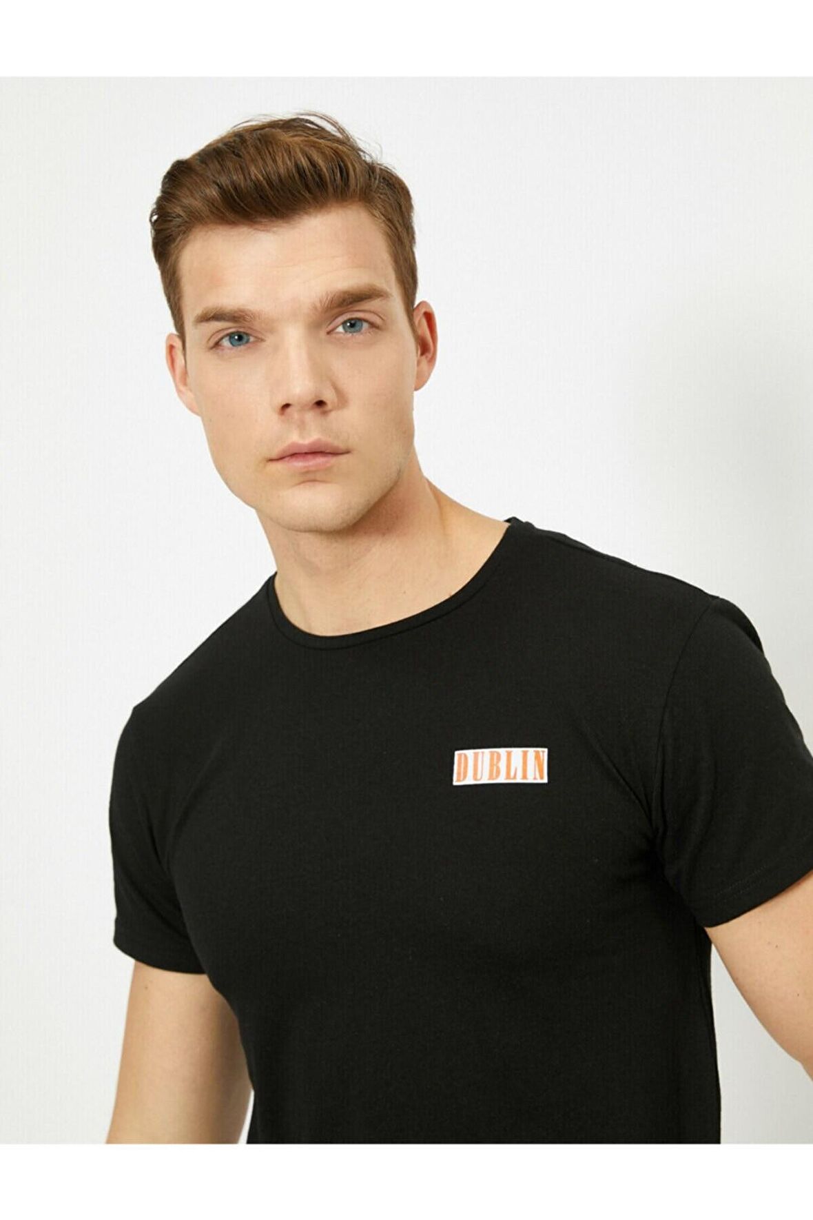Erkek Siyah T-Shirt 0YAM14170OK