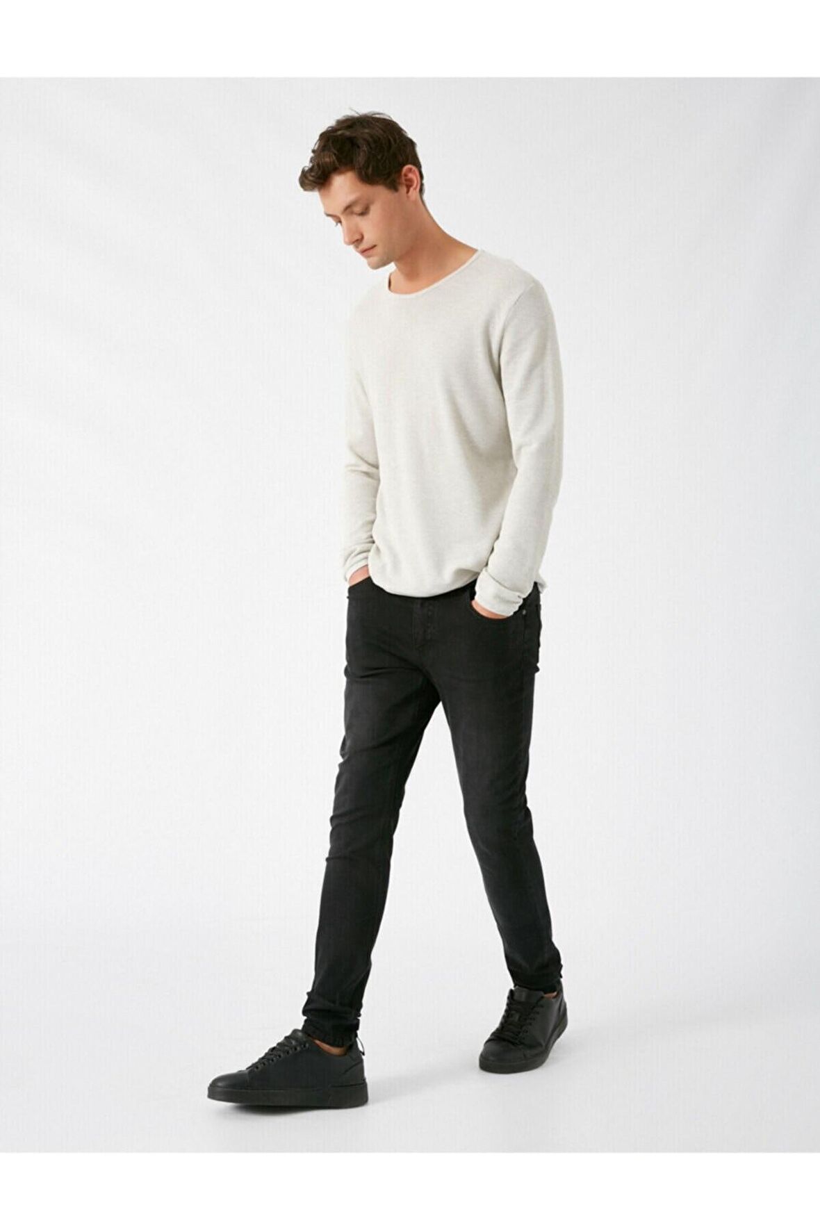 Erkek Siyah Skinny Jean