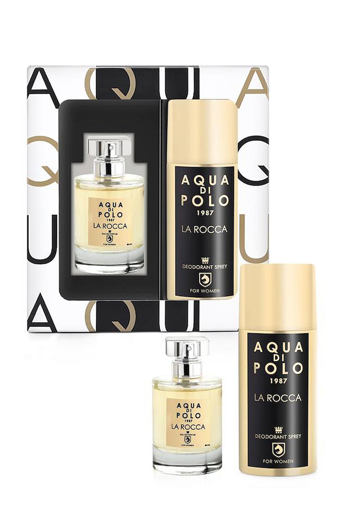 Aqua di Polo 1987 La Rocca EDP 50 ml Kadın Parfüm ve 150 ml Deodorant Seti APPXLR03KPD