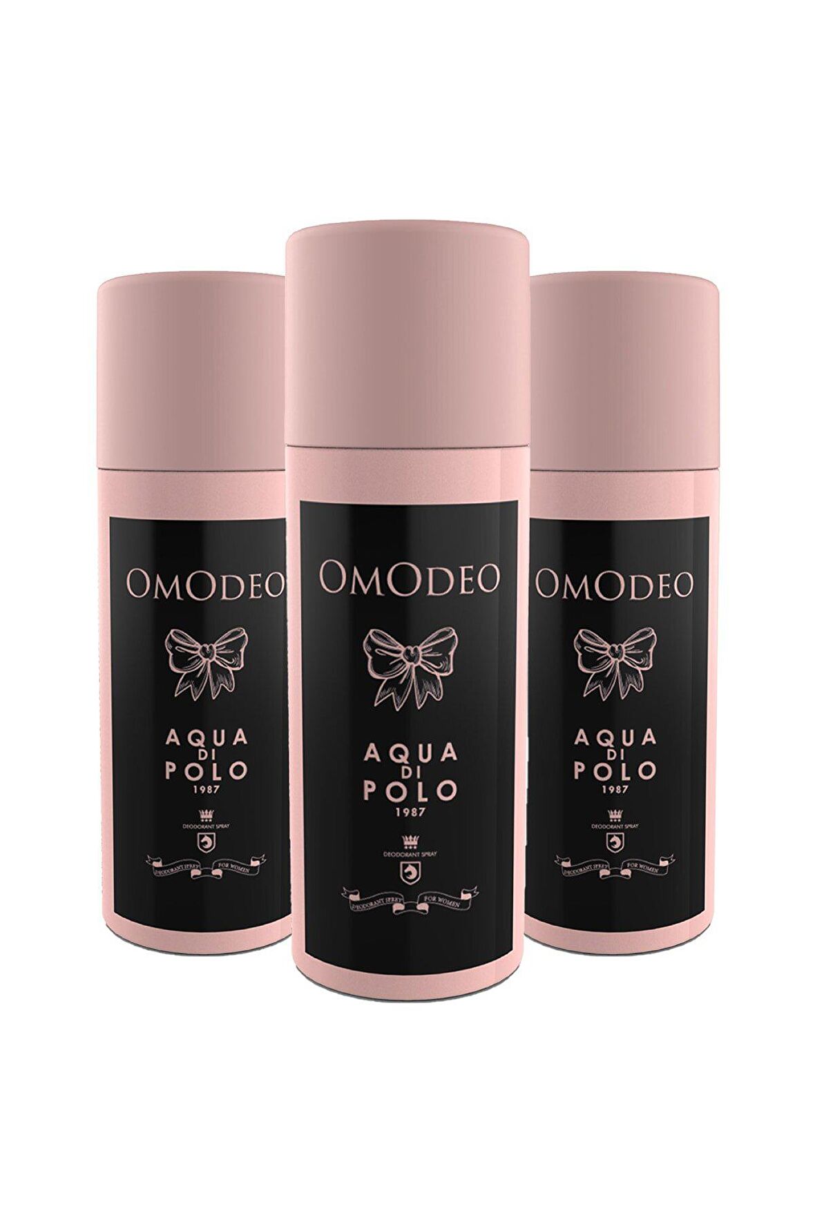 Aqua di Polo 1987 Omodeo Deodorant Sprey 3'lü