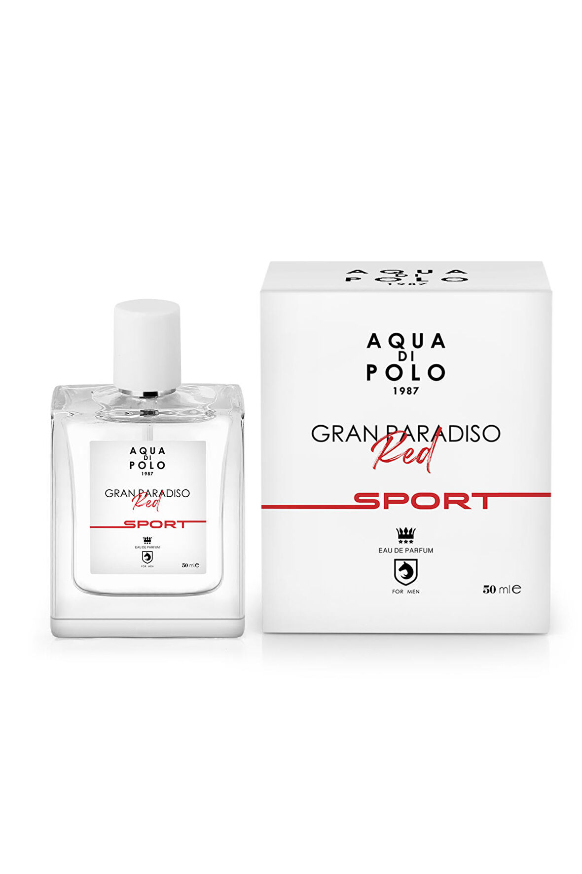 Aqua di Polo 1987 APCN000510 Gran Paradiso Red Sport EDP 50 ml Erkek Parfüm