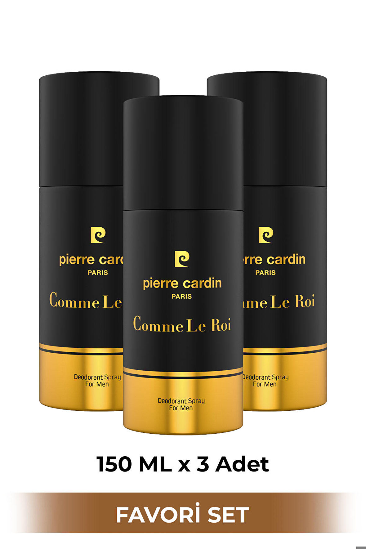 Pierre Cardin Comme Le Roi 150 ml Erkek 3'lü Deodorant Seti STCC021265