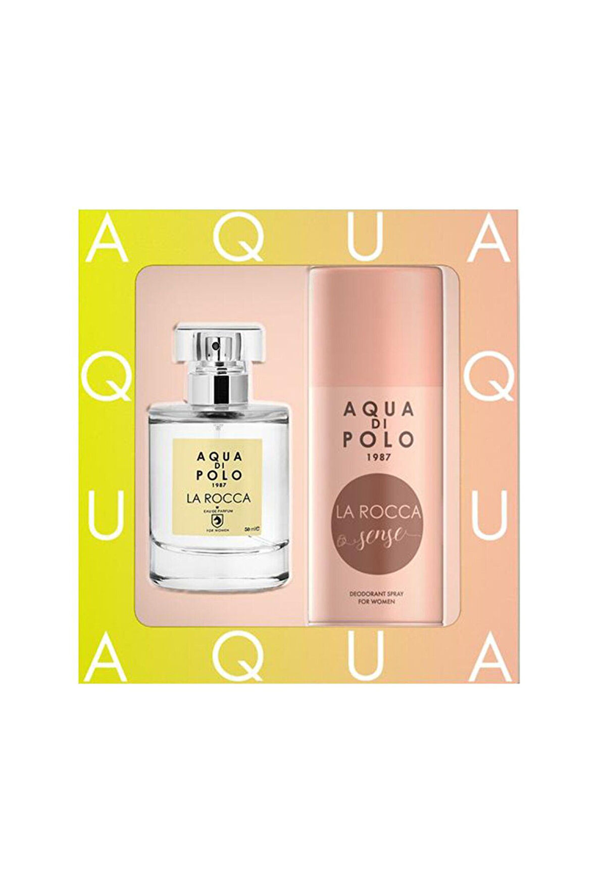 Aqua di Polo 1987 La Rocca 50 ml Kadın EDP Parfüm ve La Rocca Sense Deodorant Seti STCC000331