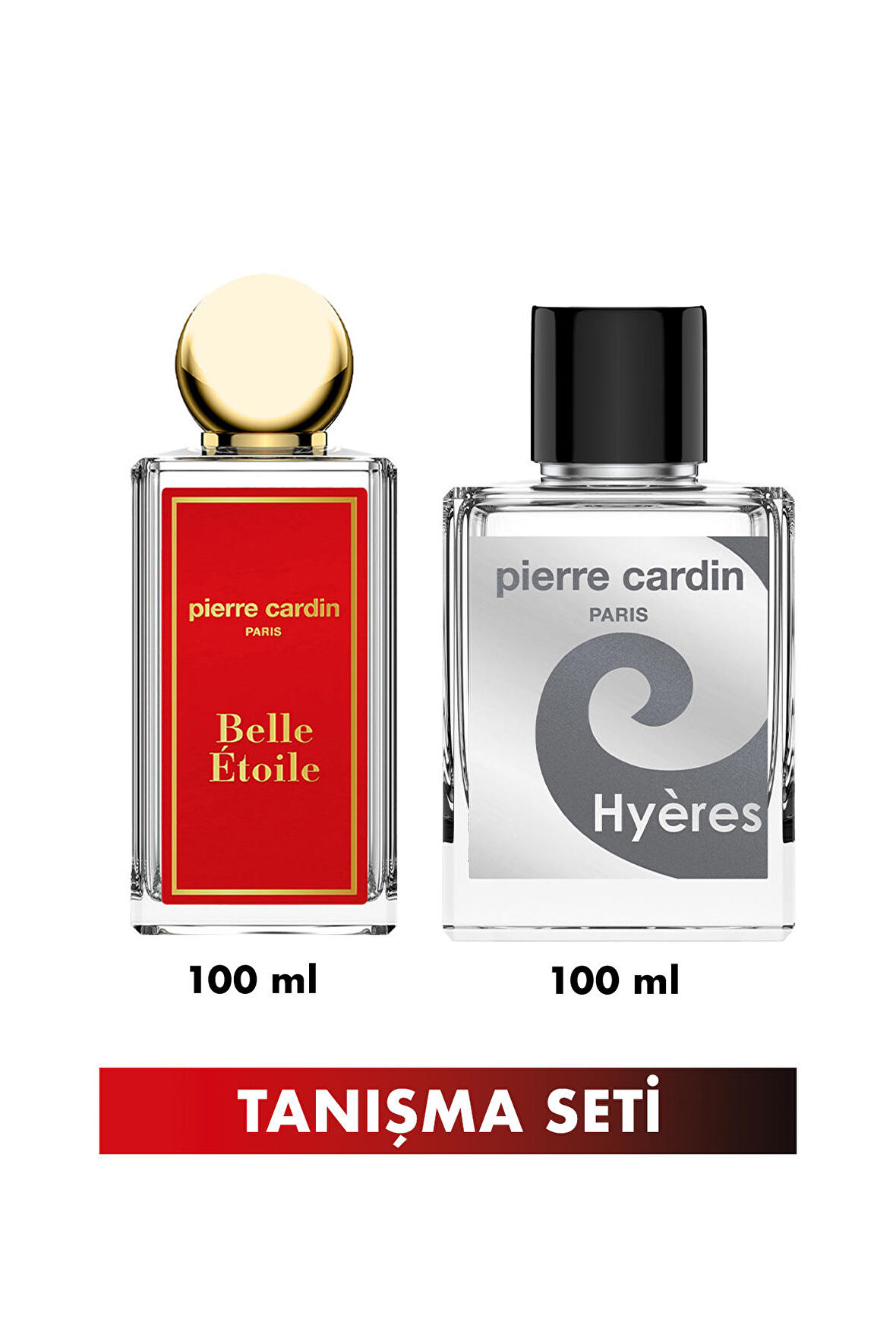 Pierre Cardin Belle Etoile & Hyeres EDT 100 ml Kadın Erkek Parfüm Seti STCC021285