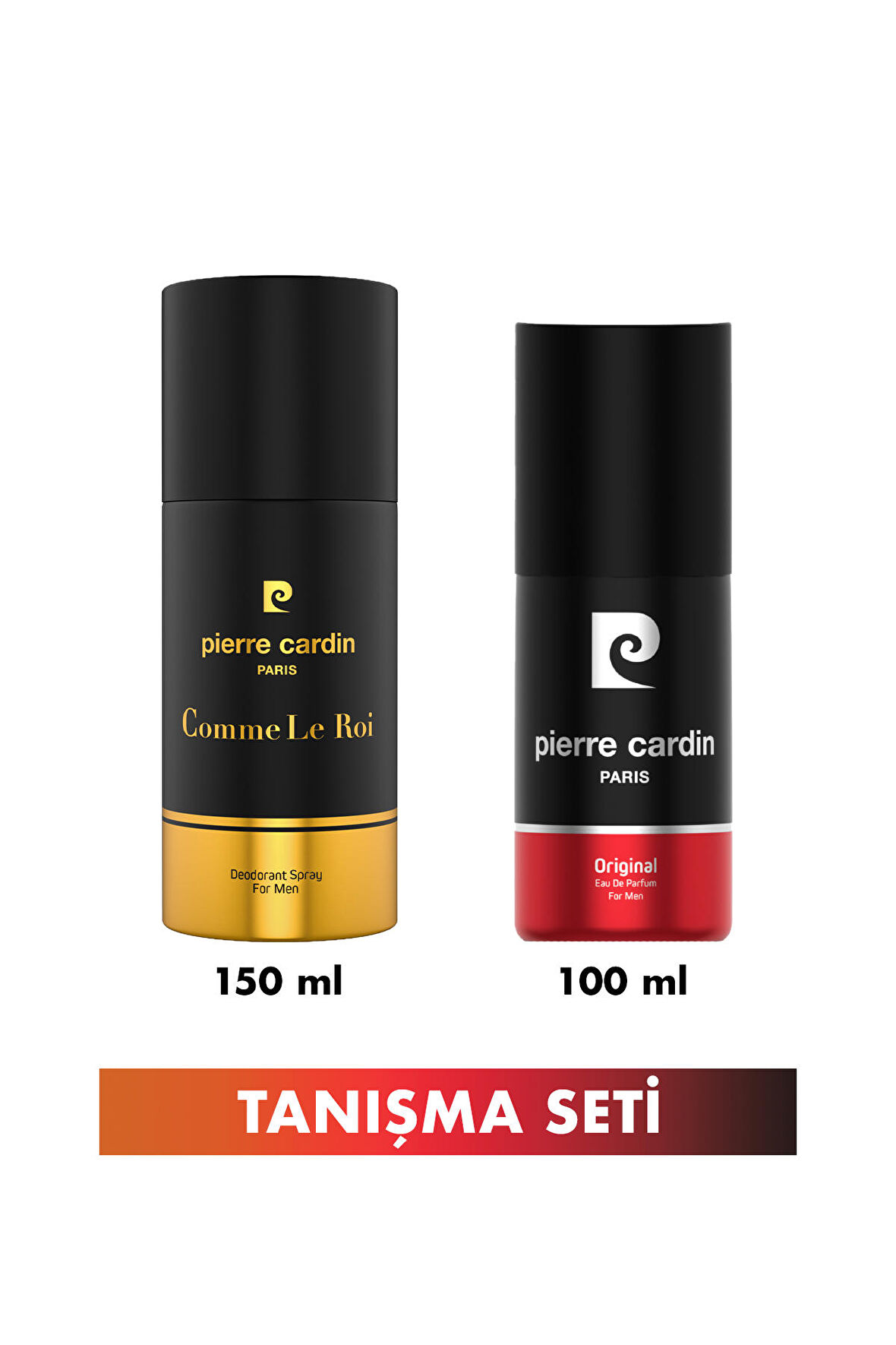 Pierre Cardin Original EDP 100 ml Parfüm & Comme Le Roi 150 ml Deodorant Erkek Seti STCC021299