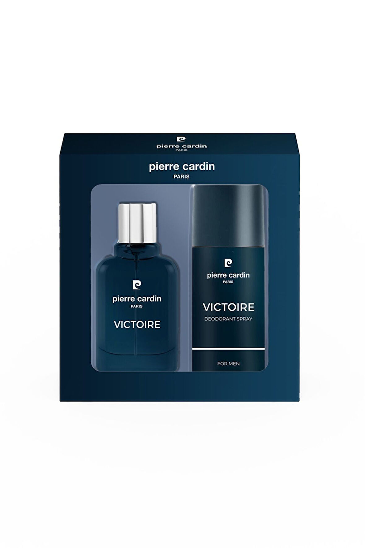 Victoire EDP Erkek Parfüm 50 ml & Deodorant 150 ml Set| Aromatik Fresh | Limon, Elma, Nane, Vetiver