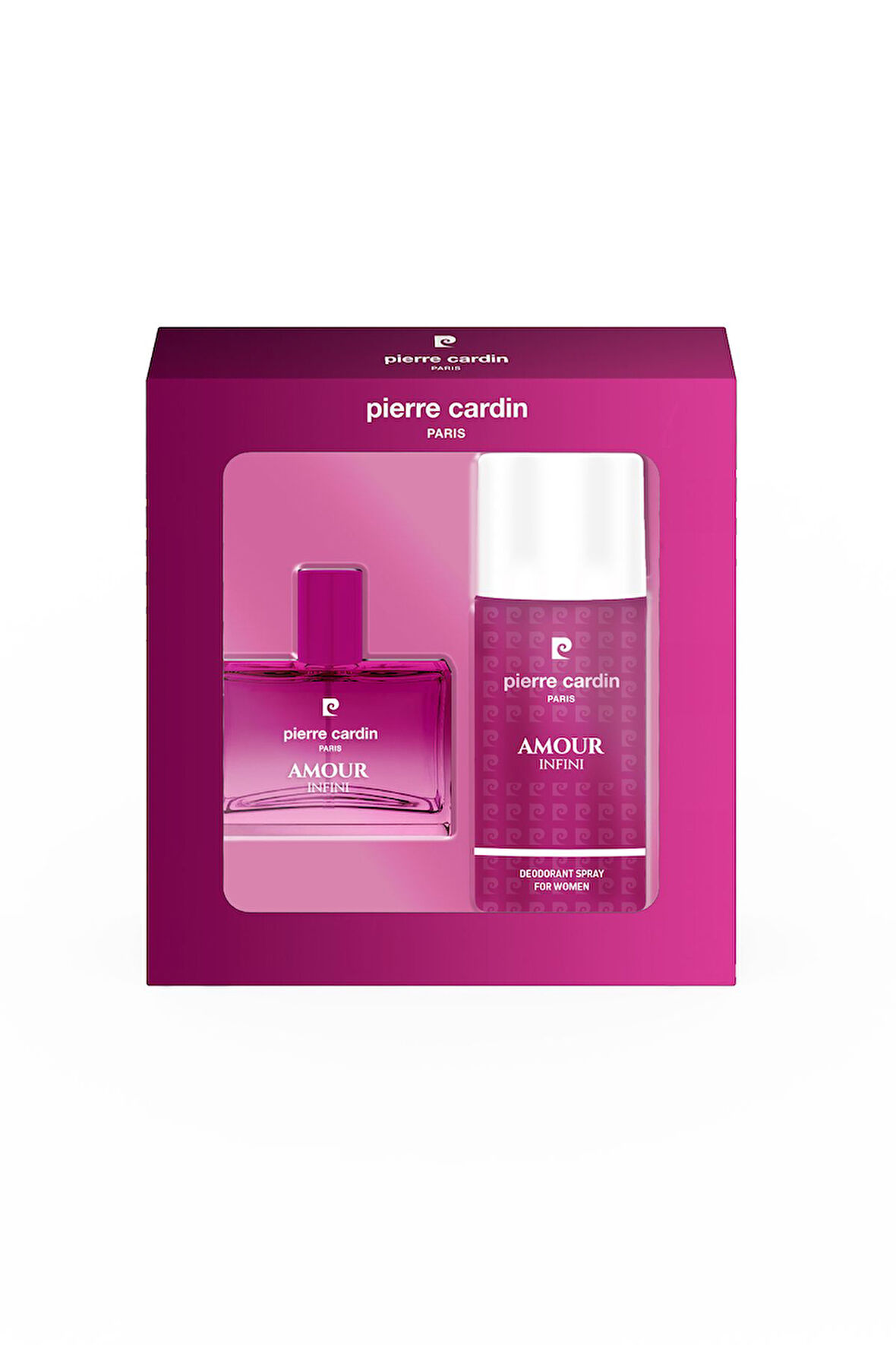 Amour Infini EDP Kadın Parfüm 50 ml & Deodorant 150 ml Set | Çiçeksi | Frenk Üzümü, Yasemin, Misk
