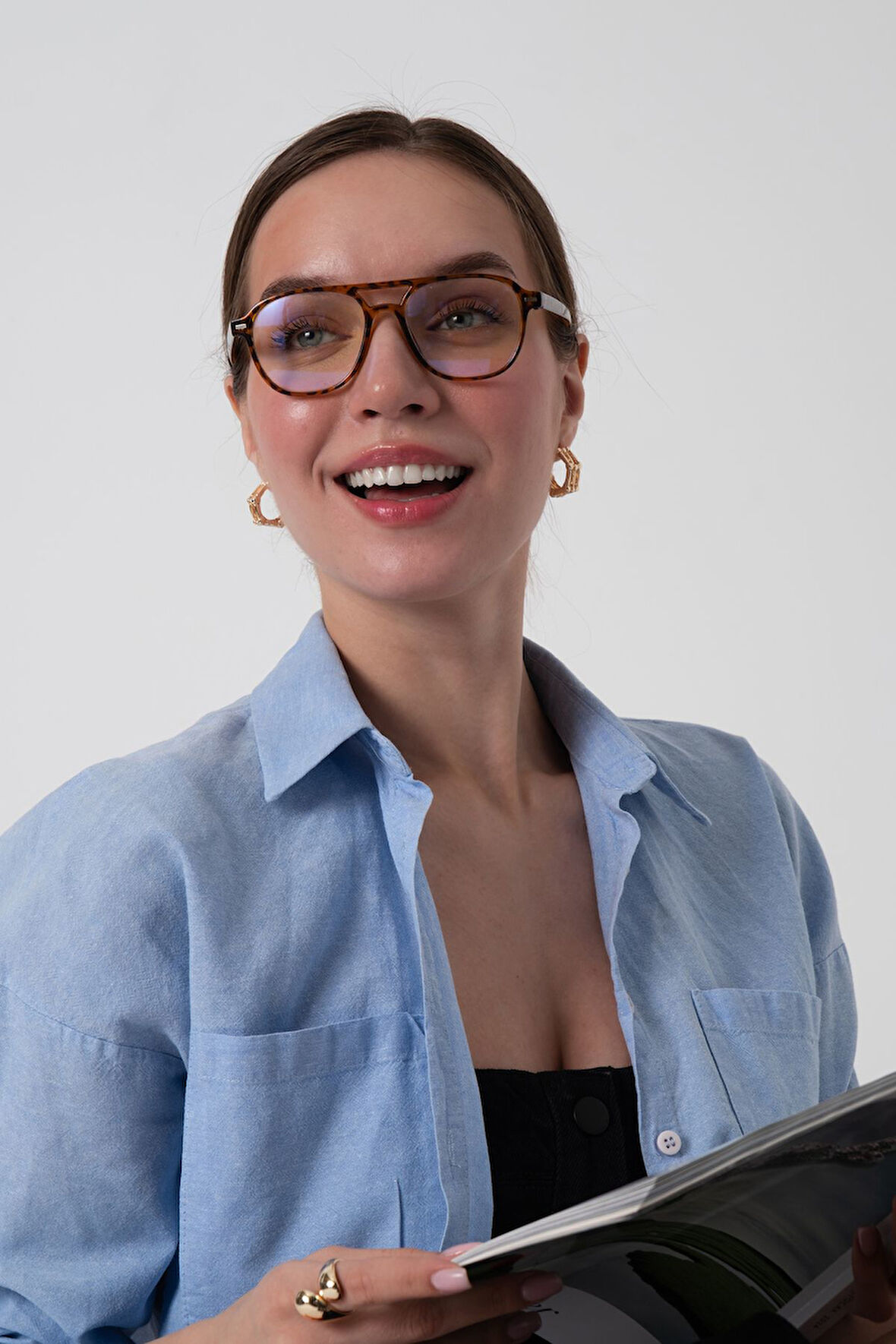 Aqua di Polo 1987 Kadın Leopar Ekran Gözlüğü APSI003503