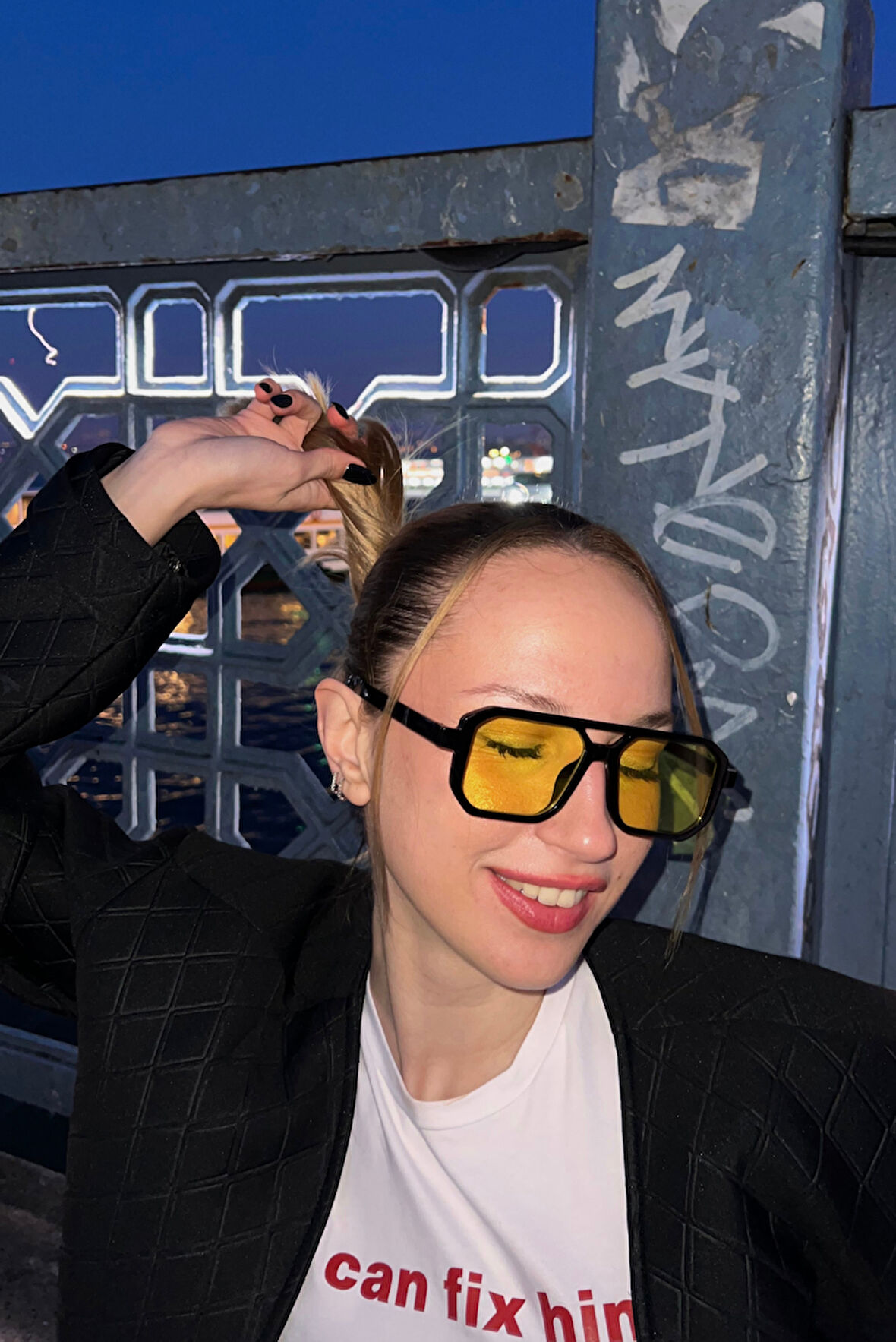 Aqua di Polo 1987 Unisex Siyah Güneş Gözlüğü APSN013203