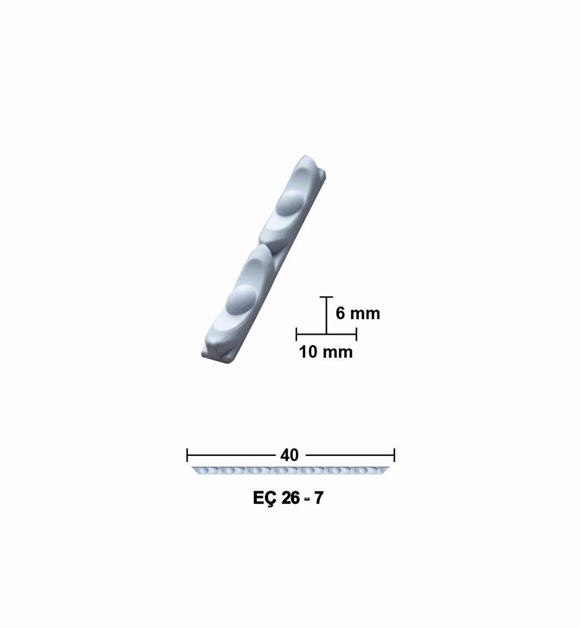 40 CM ESNEK MOBİLYA ÇITASI