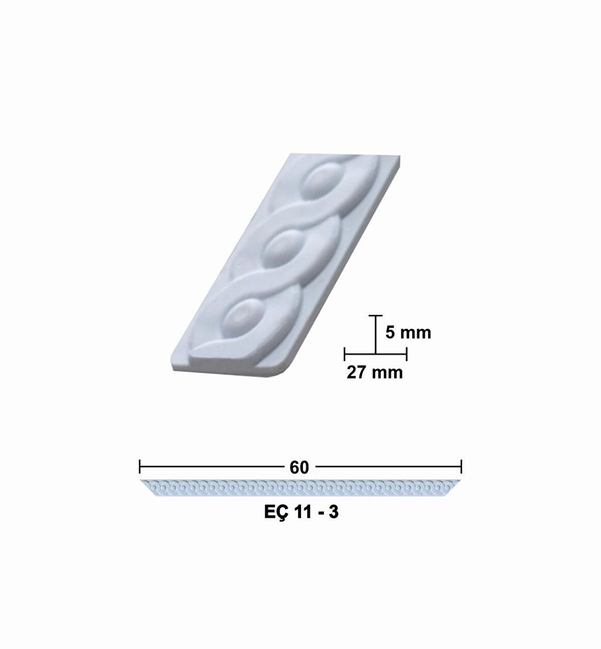 60 CM ESNEK MOBİLYA ÇITASI