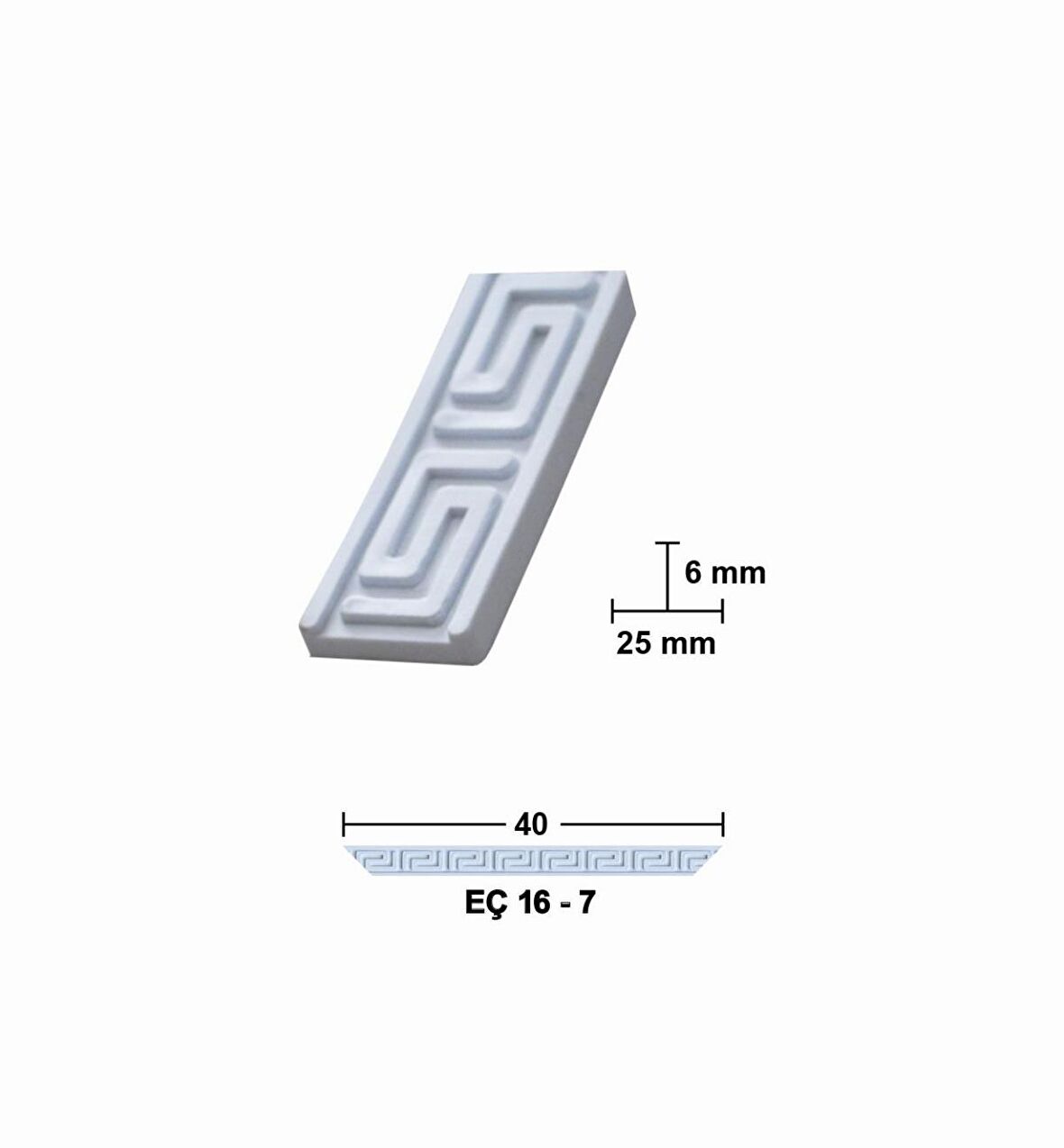 40 CM ESNEK MOBİLYA ÇITASI