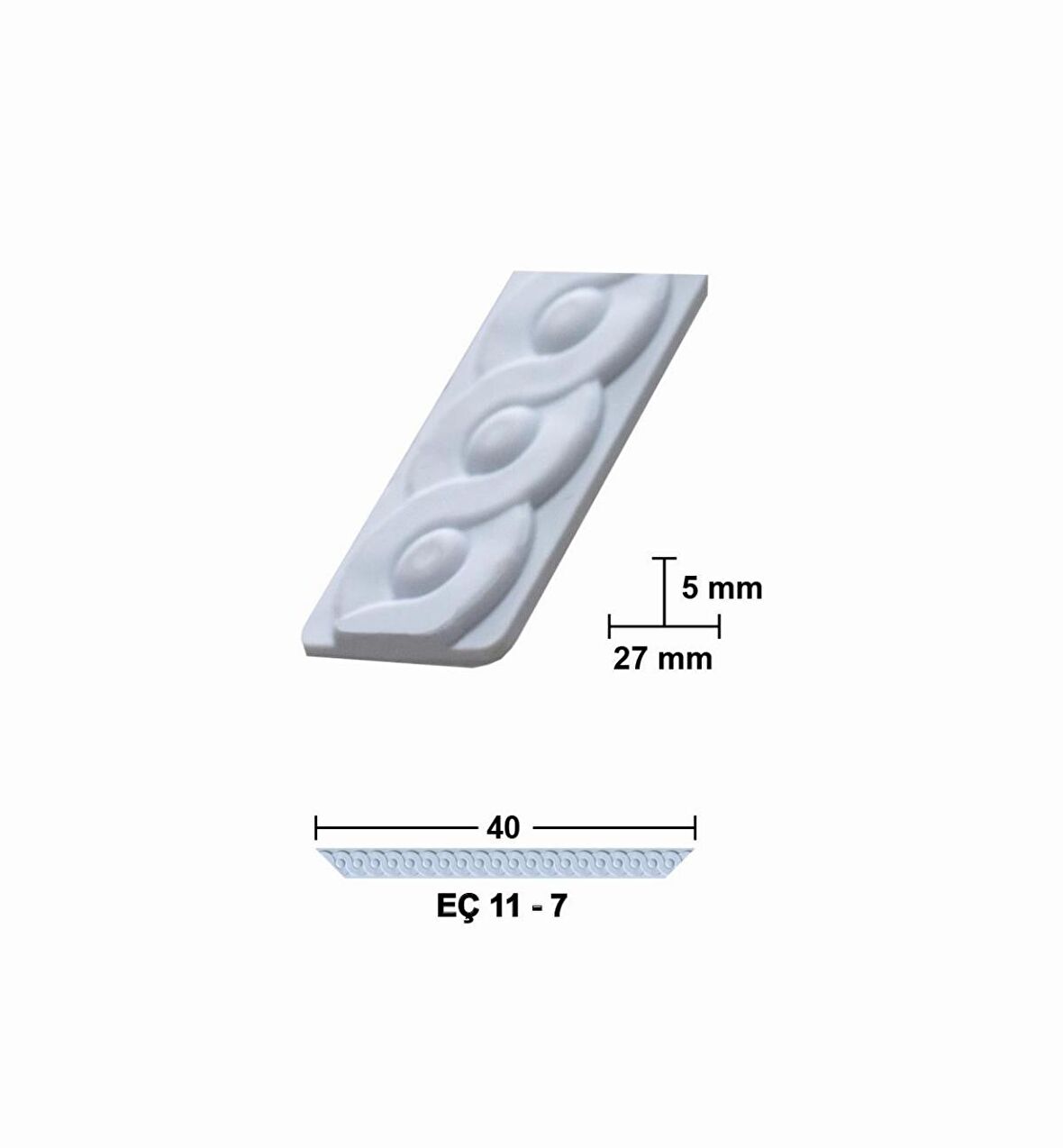 40 CM ESNEK MOBİLYA ÇITASI