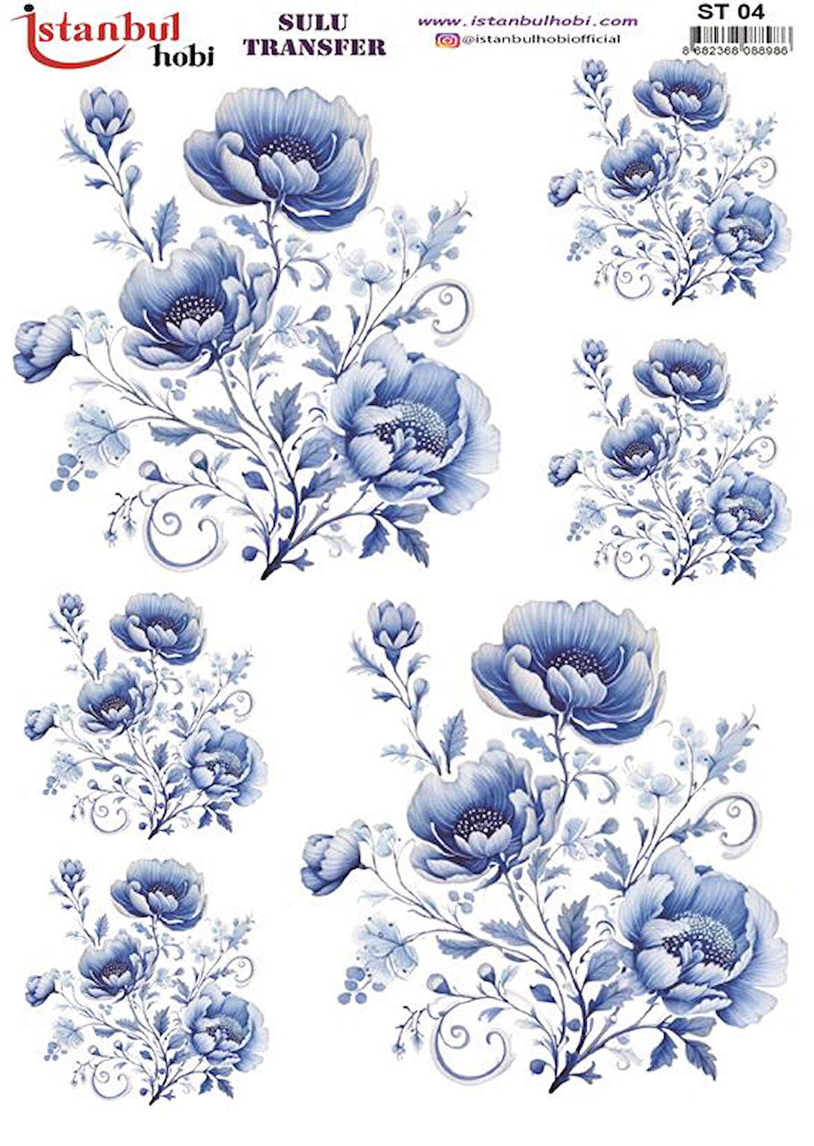 İstanbul Hobi Sulu Transfer ST04 (25x35)