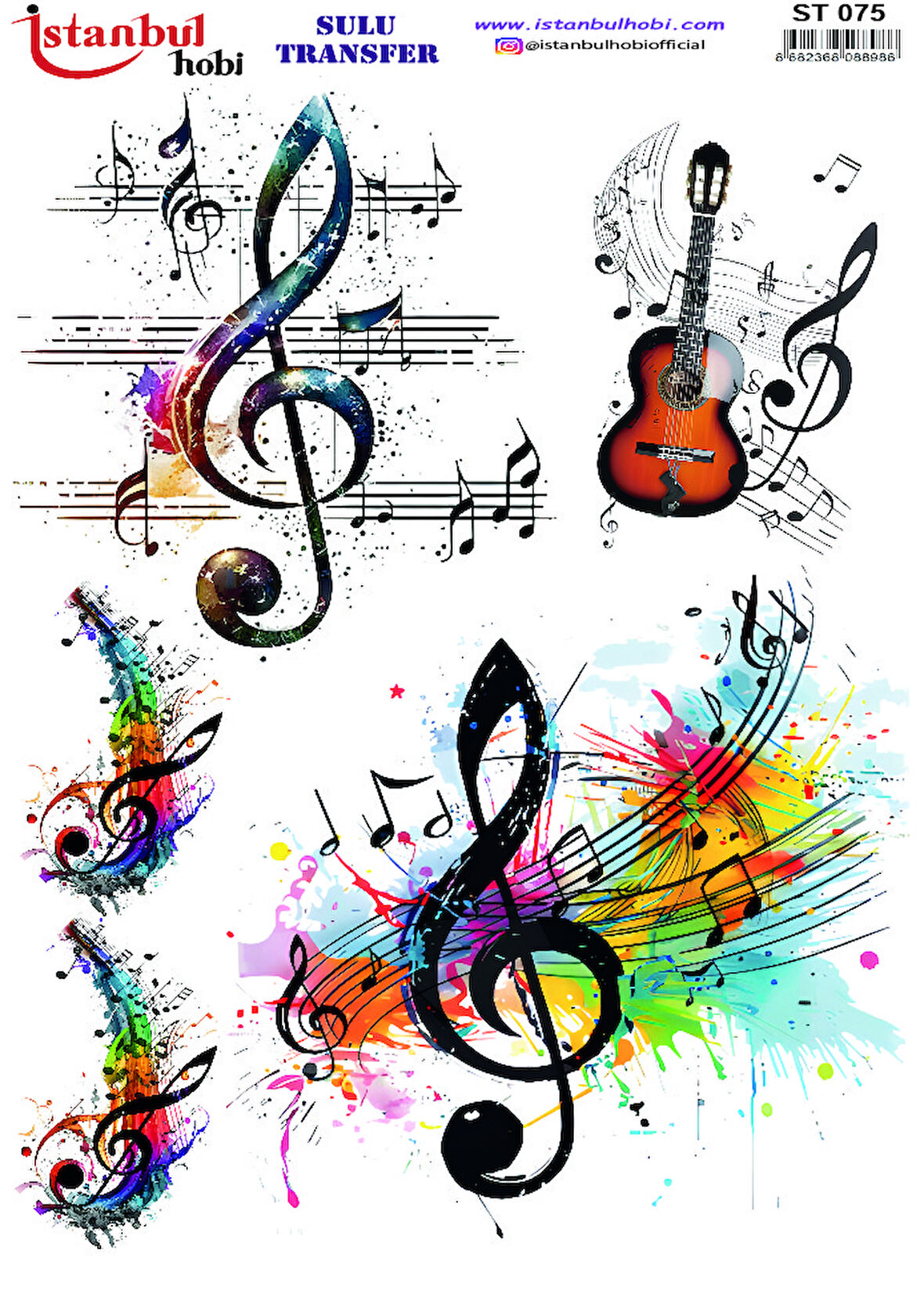 İstanbul Hobi Sulu Transfer ST075 (25x35)