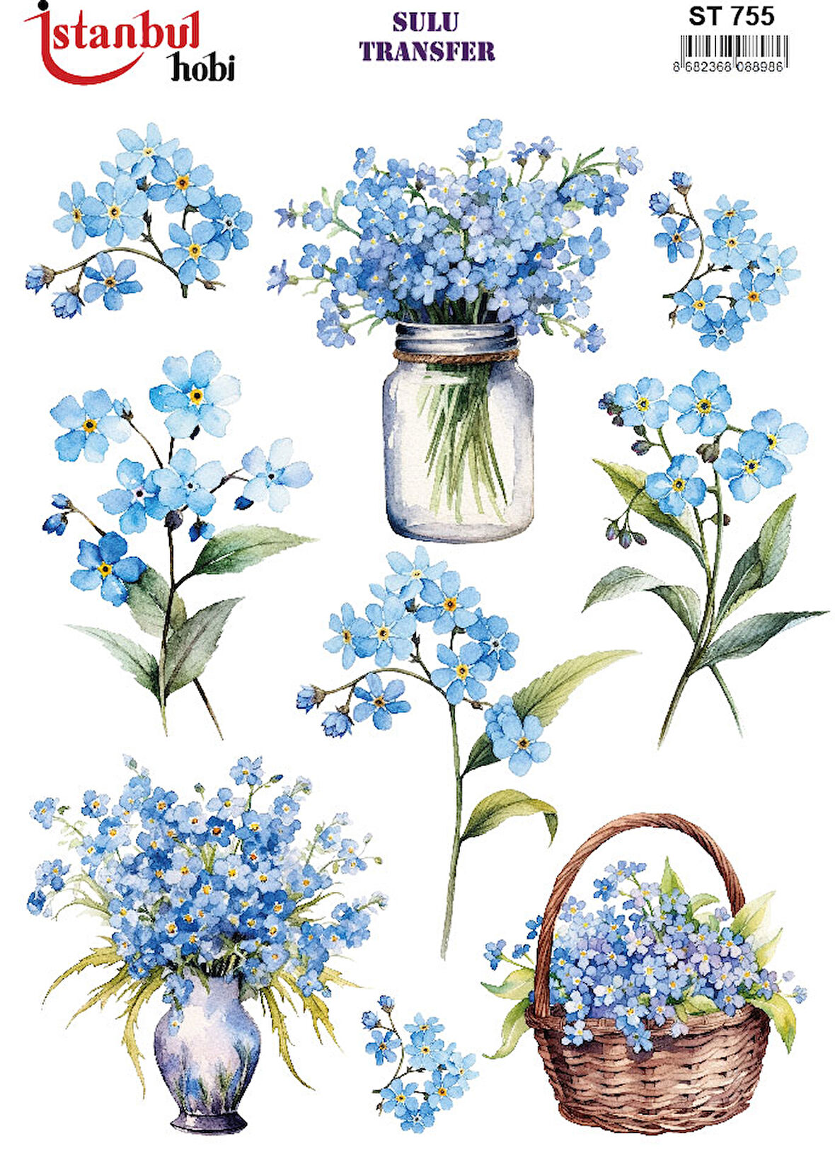 İstanbul Hobi Sulu Transfer ST755 (25x35)
