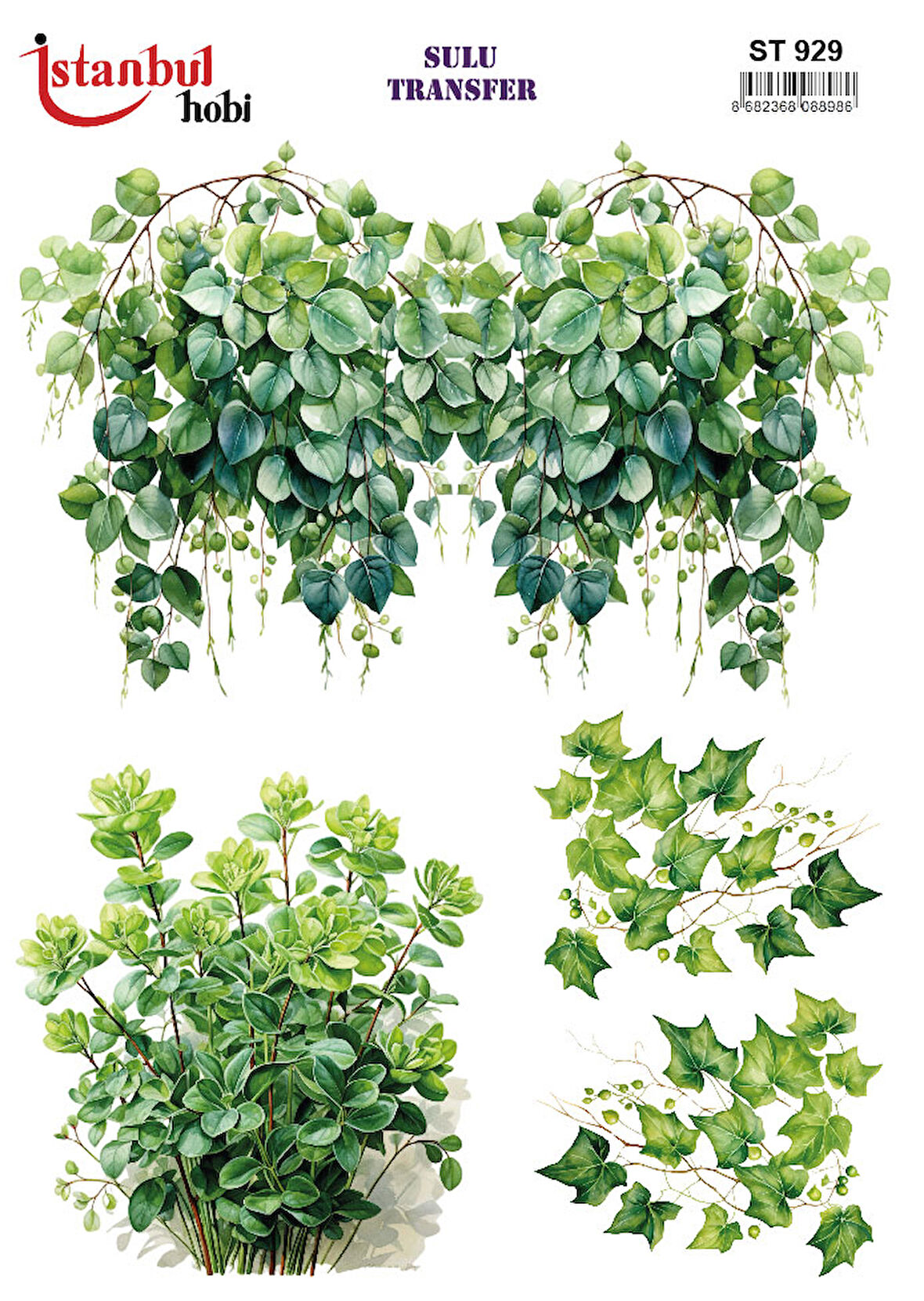 İstanbul Hobi Sulu Transfer ST929 (25x35)