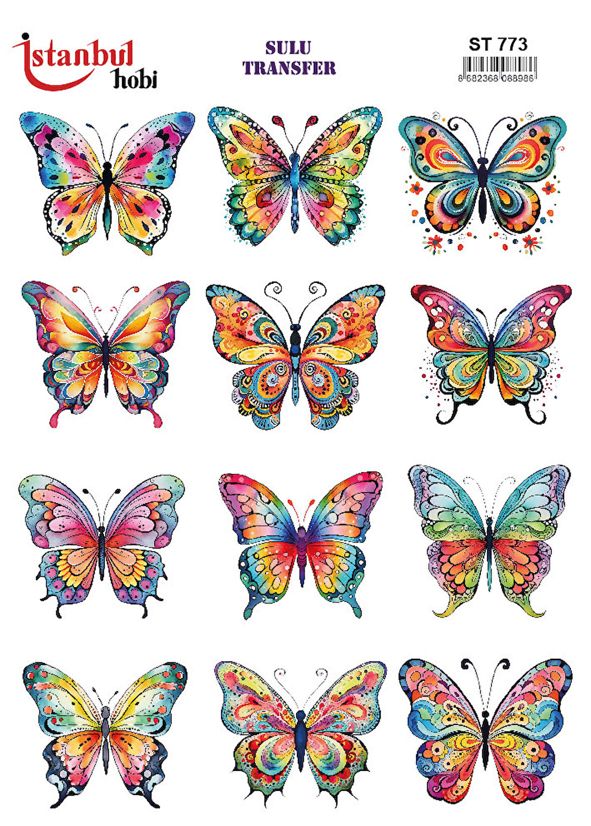 İstanbul Hobi Sulu Transfer ST773 (25x35)