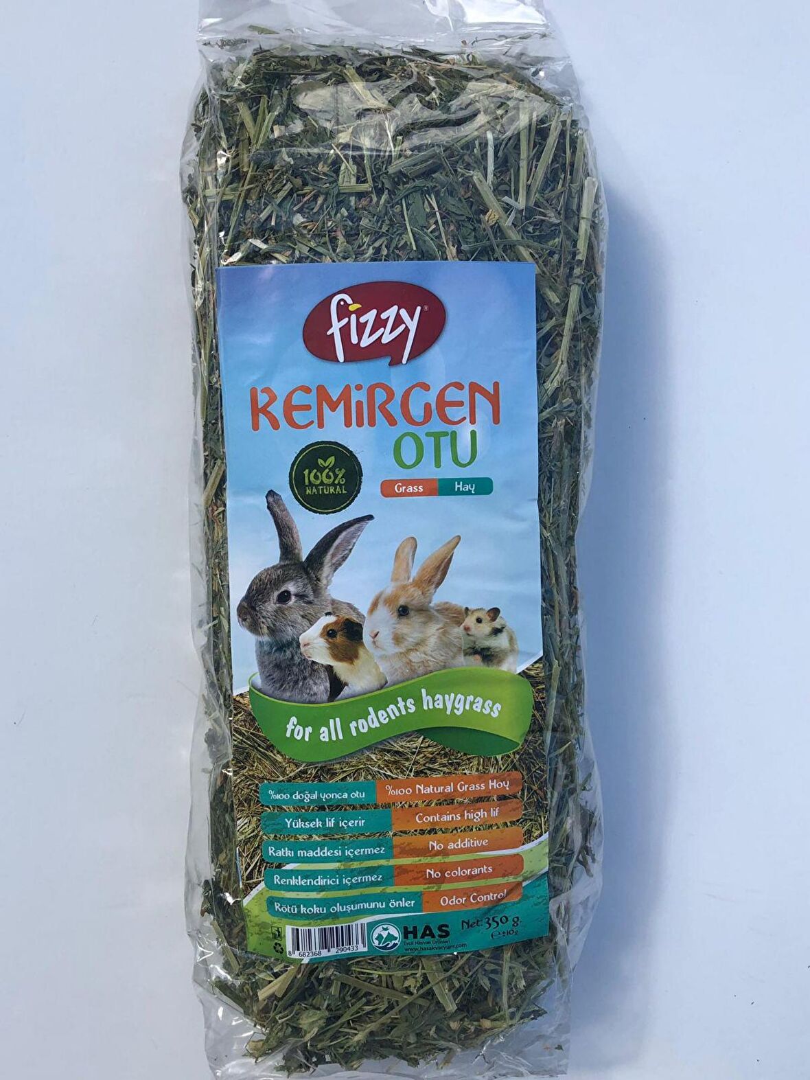 Fizzy Kemirgen Yoncası Tavşan,Hamster ve Ginepig 350 Gr