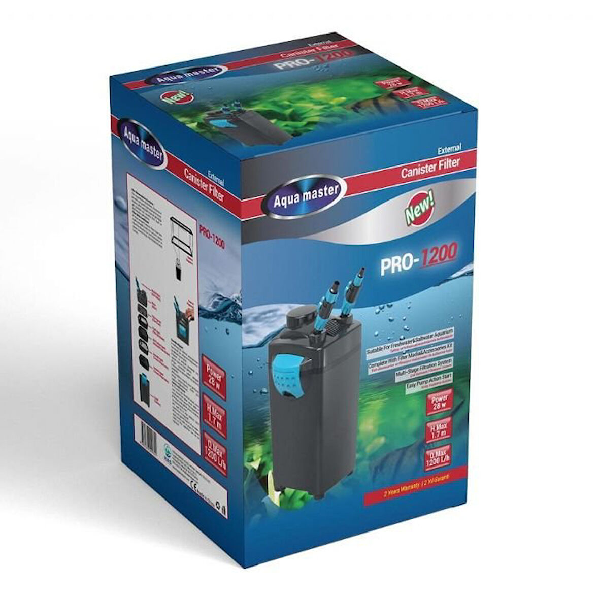 Aqua Master Dış Filitre 1200 Lt