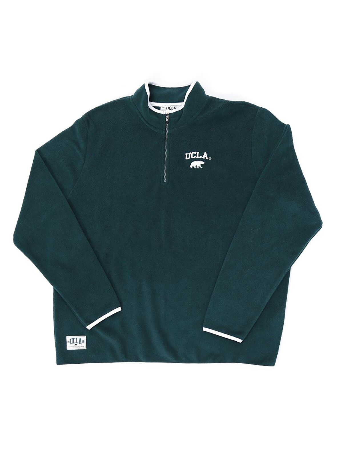 Ucla CORNING Bisiklet Yaka  Standart Kalıp Baskılı Yeşil Erkek Sweatshirt