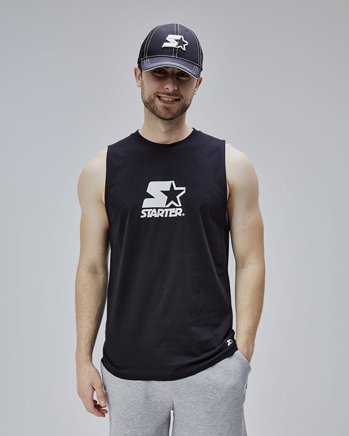 GONZALE Siyah Bisiklet Yaka Baskılı Oversize  Erkek Tshirt