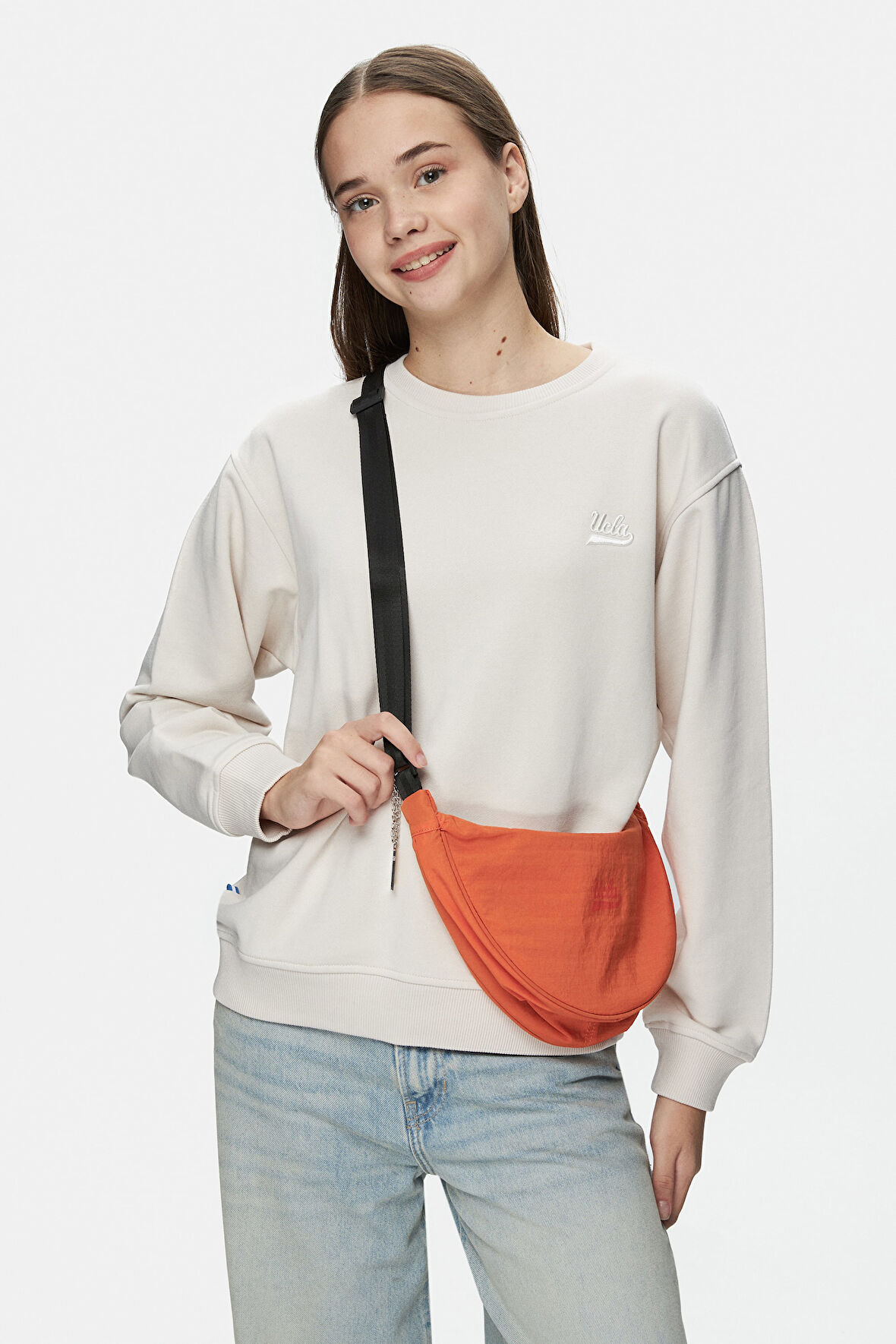 KNOX Turuncu Çanta Nakışlı - Unisex Çanta