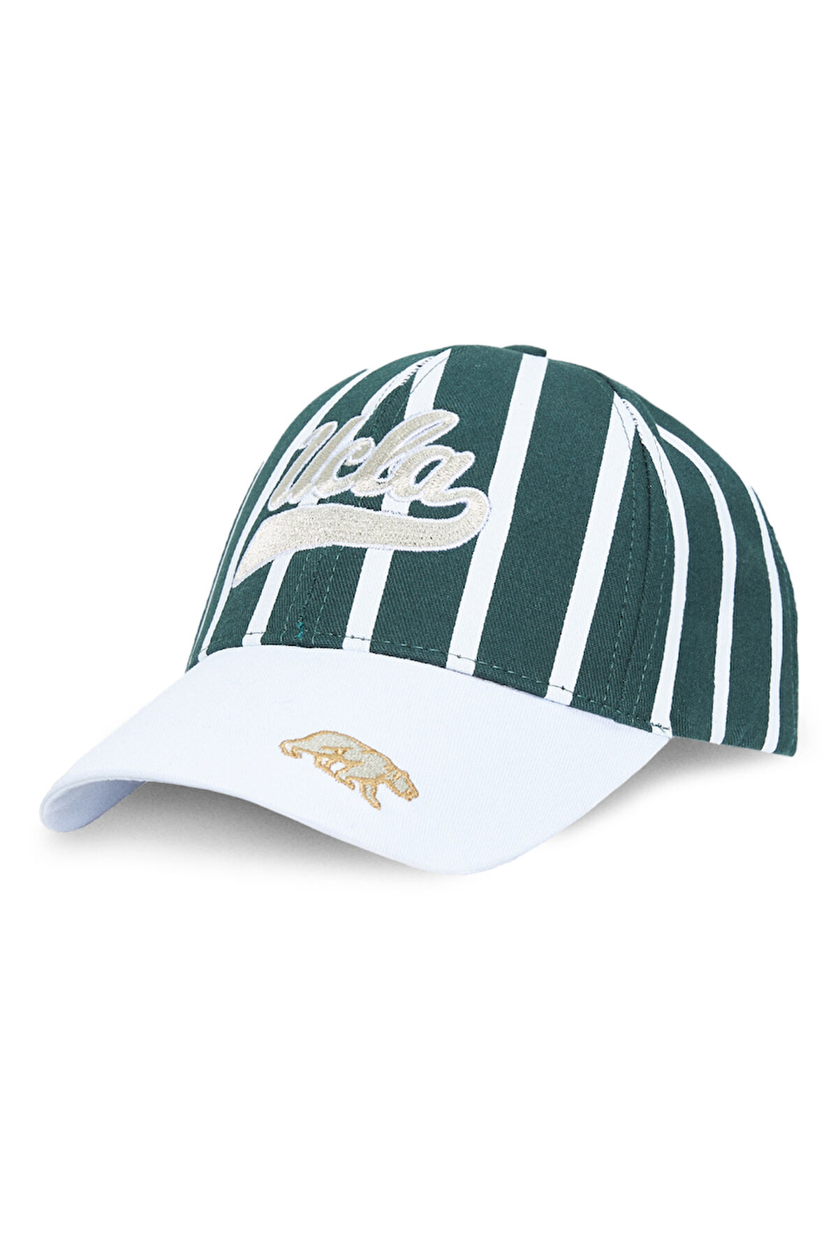 CHET Yeşil Baseball Cap Çizgili Nakışlı - Unisex Şapka
