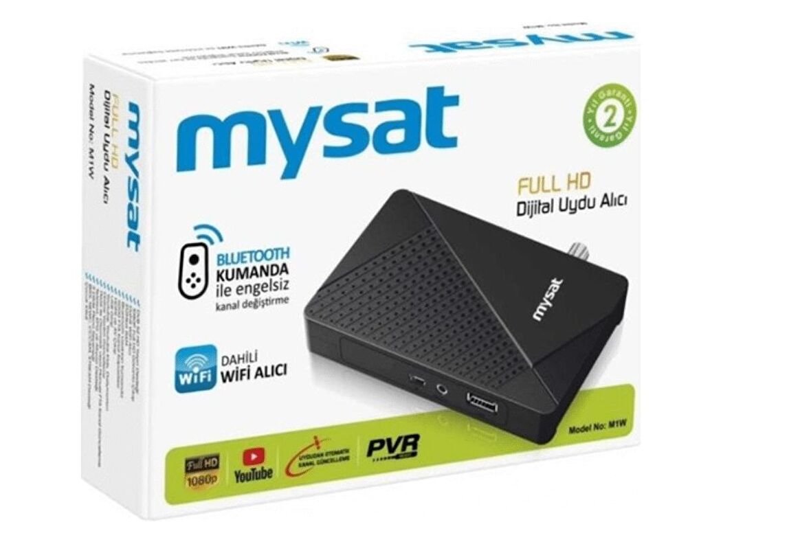 Mysat Wifili Bluetooth Kumandalı Çanaklı Çanaksız Uydu Cihazı