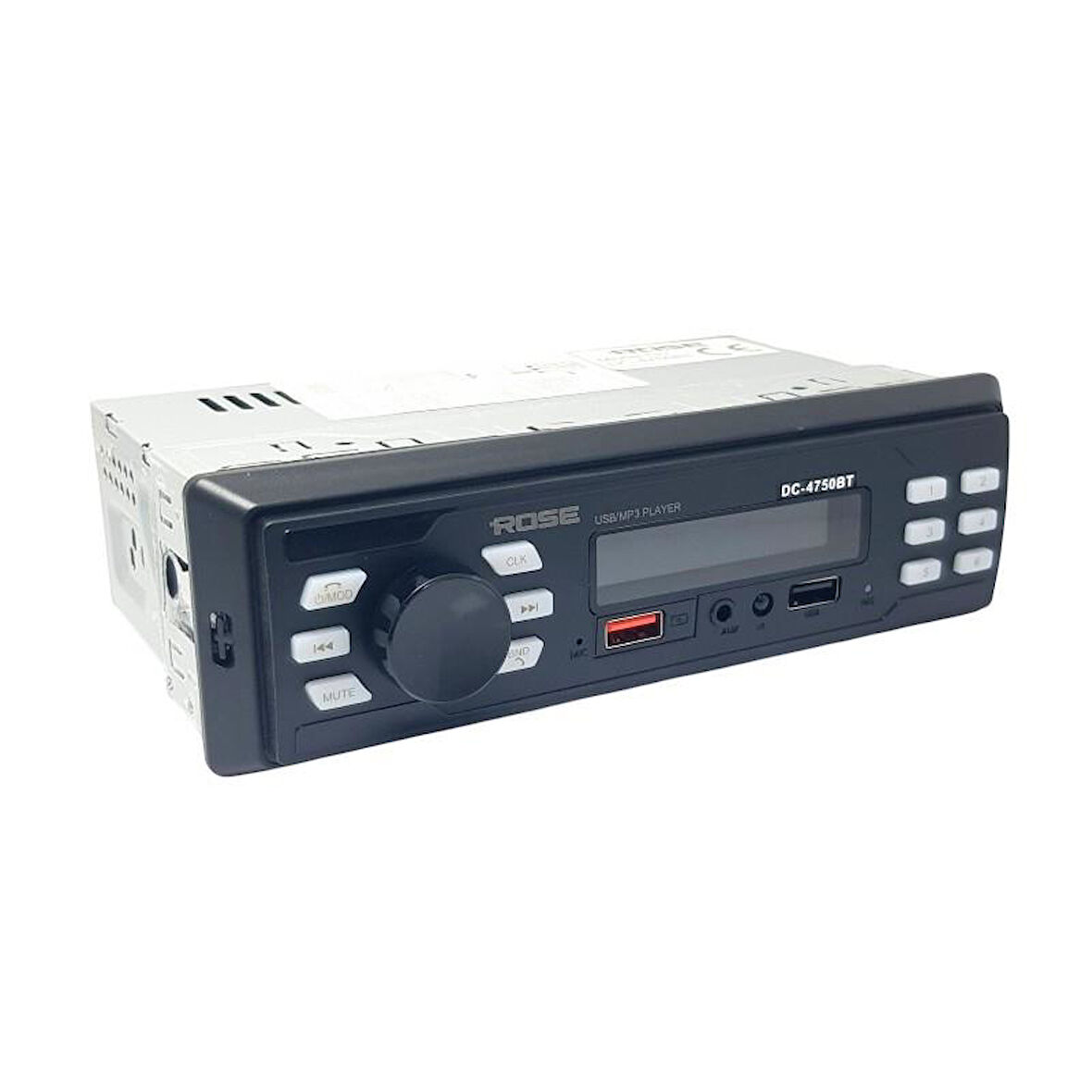 ROSE DC-4750BT MP3-USB-SD-BT Radyolu Oto Teyp 4x60W