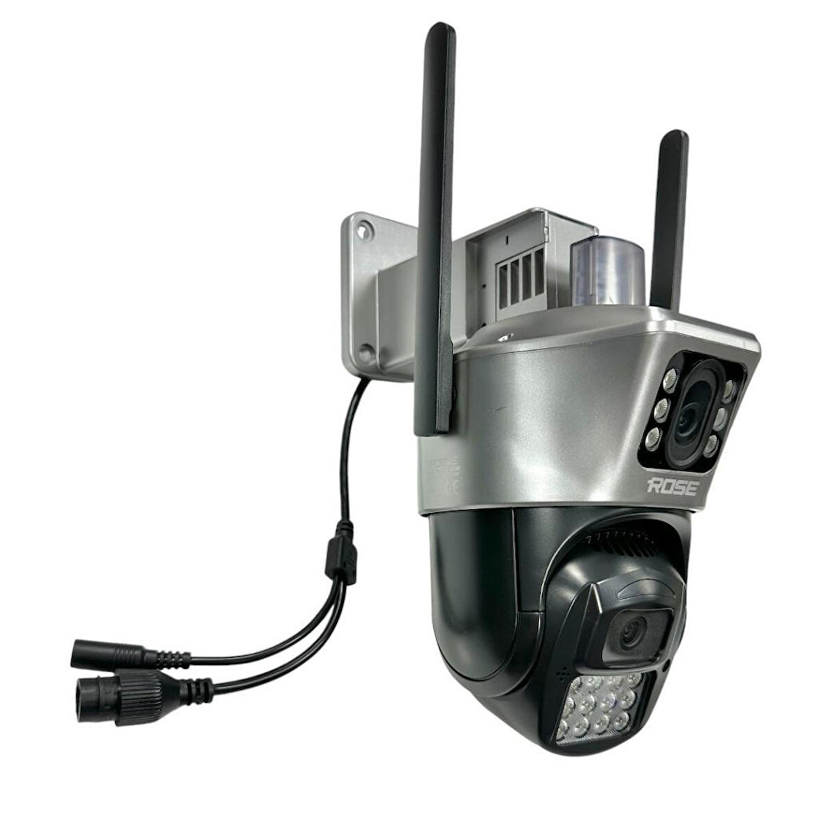 Rose AV-30180 Çift Kameralı 8x Zoom 1080P PTZ Dış Ortam Wifi Kamera