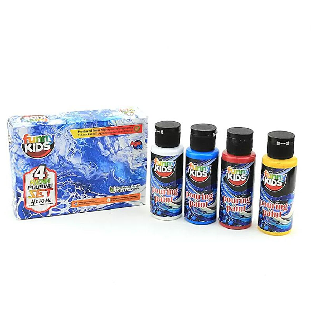 Rich Funny Kids Pouring Set 4 Renk 70ml