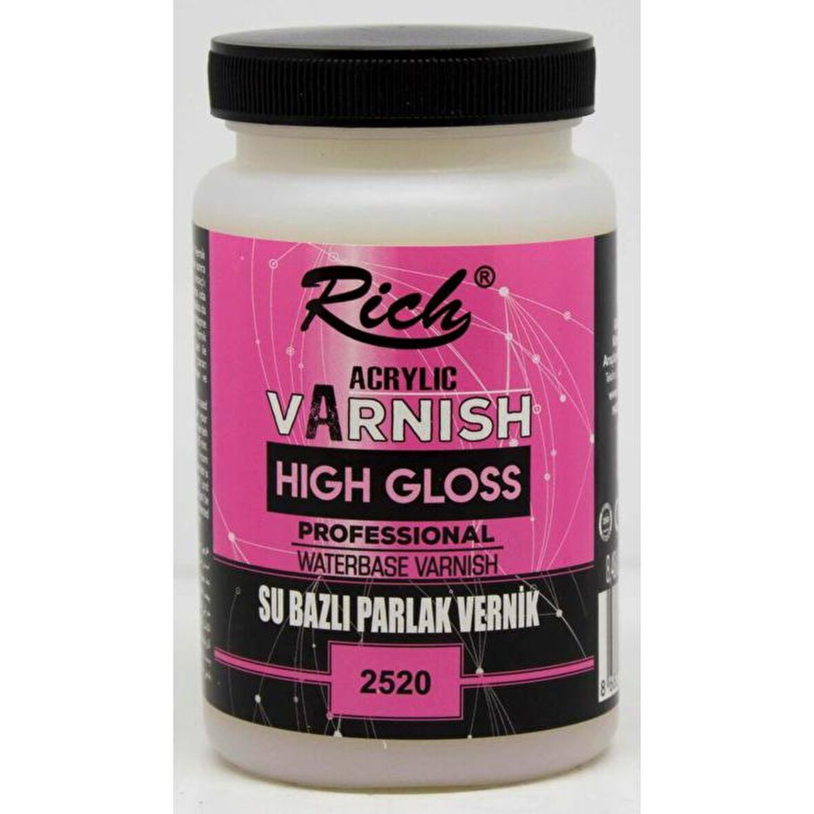 Rich Su Bazlı Parlak Vernik 250ml