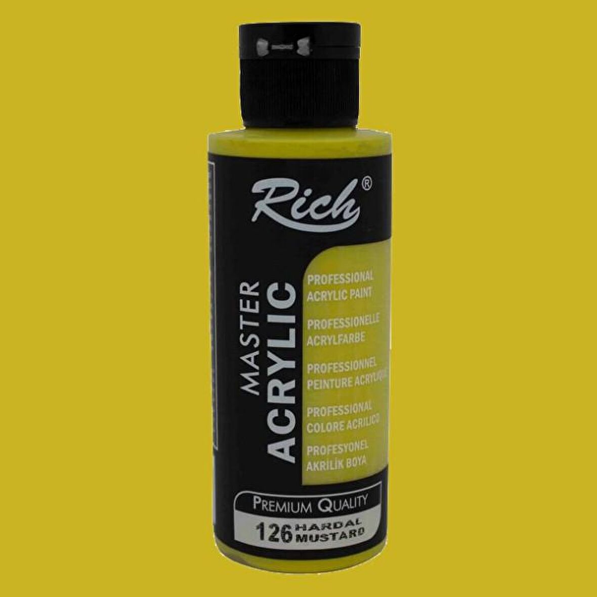 Rich Master Akrilik Boya 120ml 126 Hardal