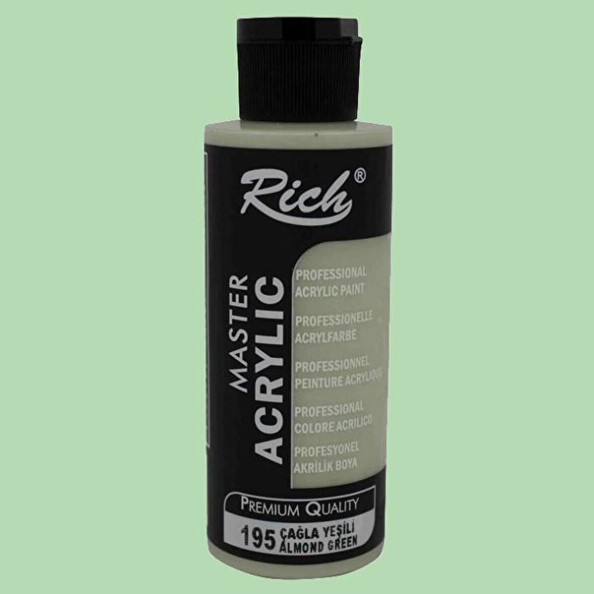 Rich Master Akrilik Boya 120ml 195 Çağla Yeşili