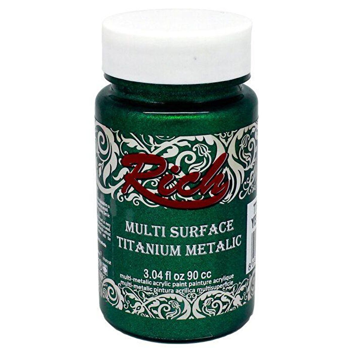 Rich Multi Surface Titanium Metalik Boya 90ml 2552 Yeşil