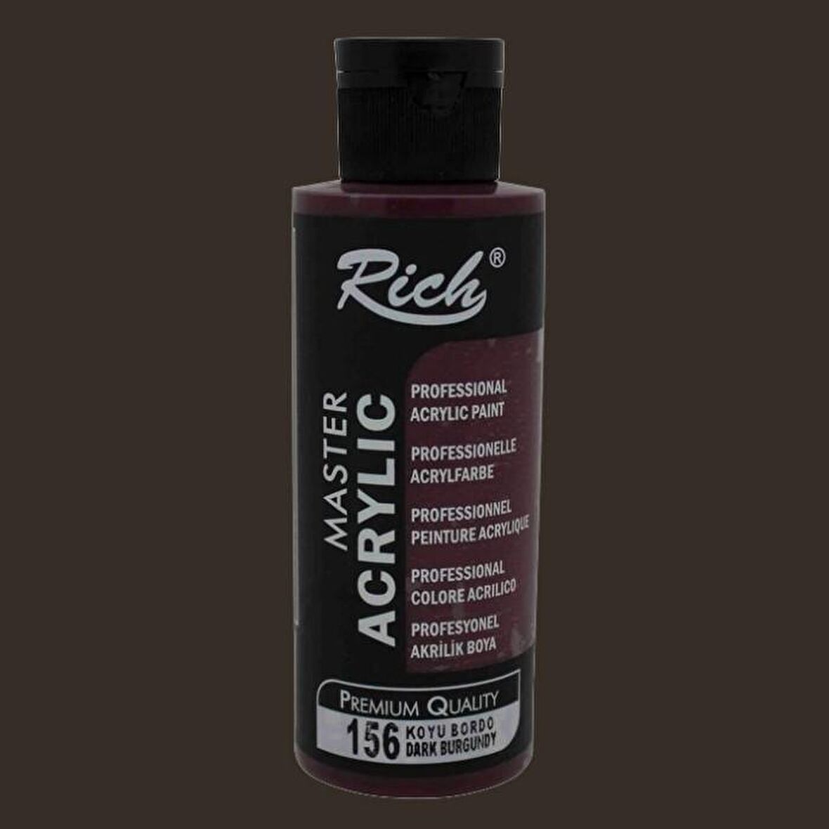 Rich Master Akrilik Boya 120ml 156 Koyu Bordo