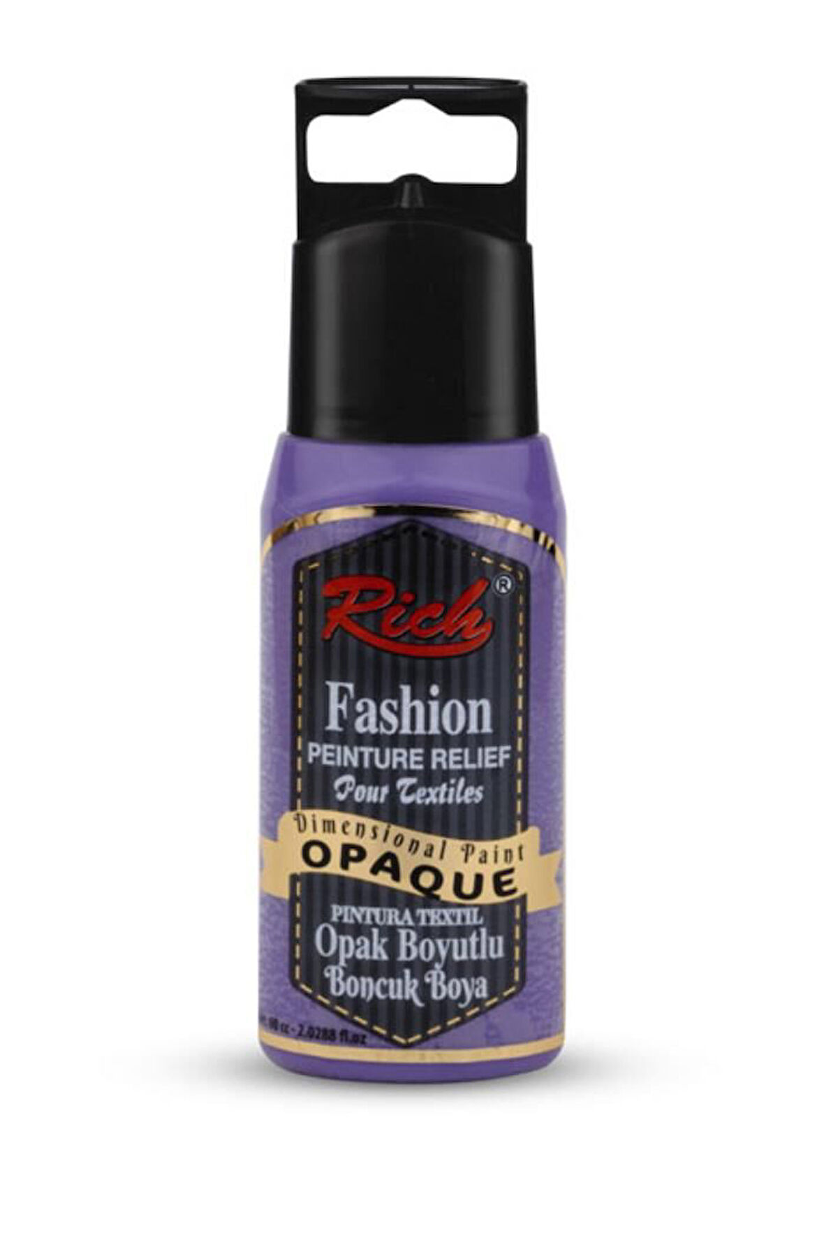 Rich Boyutlu Boncuk Boya 60cc Opak Mor