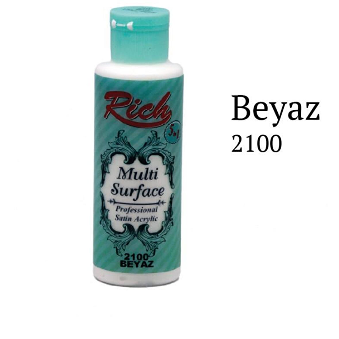 Rich Multi Surface Akrilik Boya 120ml 2100 Beyaz