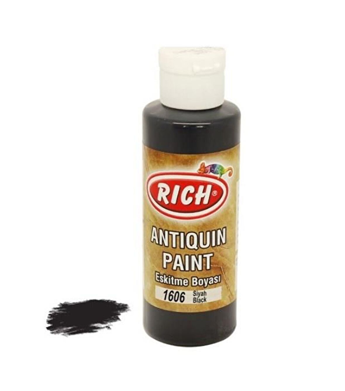 Rich Eskitme Boyası 120ml 1606 Siyah