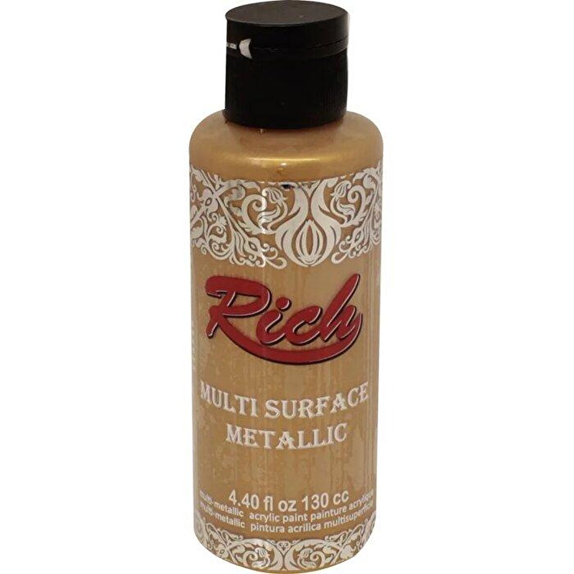 Rich Multi Surface Metalik Her Yüzey İçin Akrilik Boya 120ml 6506 Antik Altın