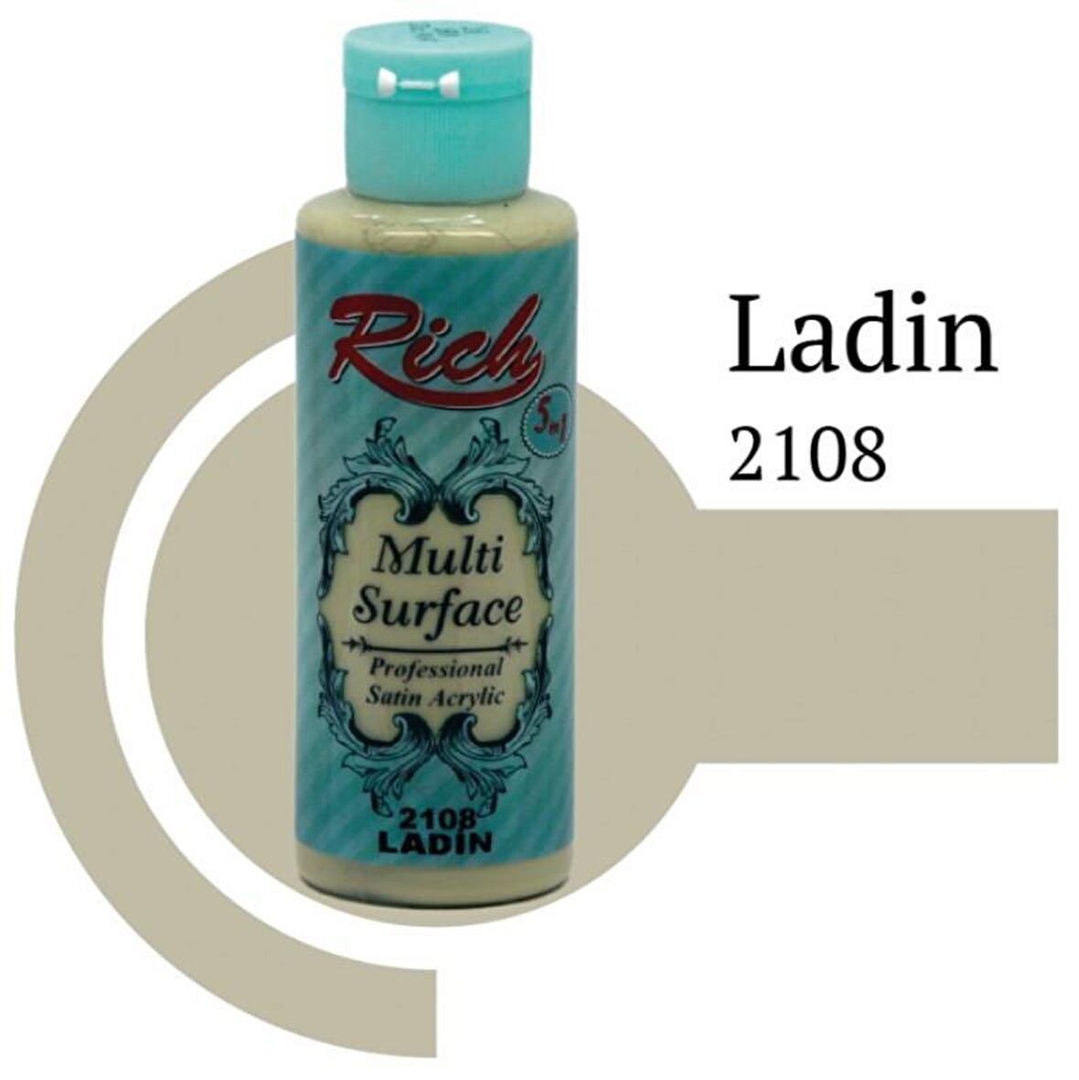 Rich Multi Surface Akrilik Boya 120ml 2108 Ladin