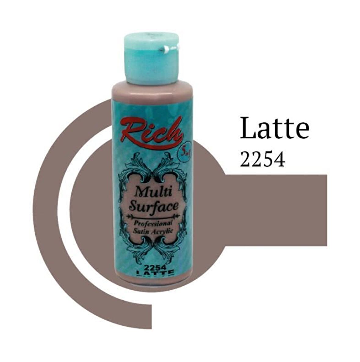 Rich Multi Surface Akrilik Boya 120ml 2254 Latte