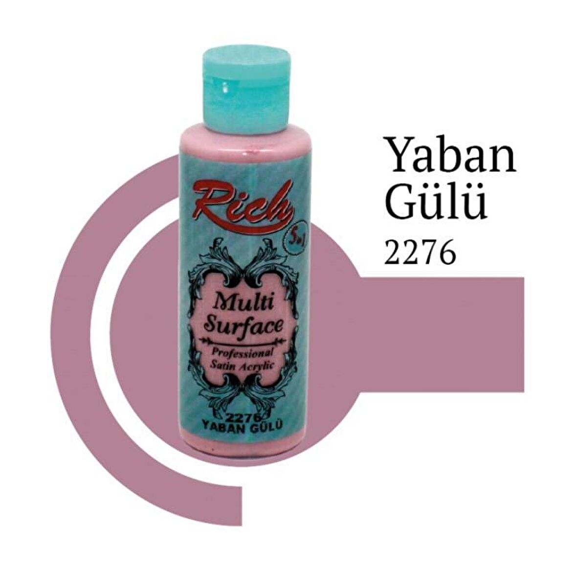 Rich Multi Surface Akrilik Boya 120ml 2276 Yaban Gülü