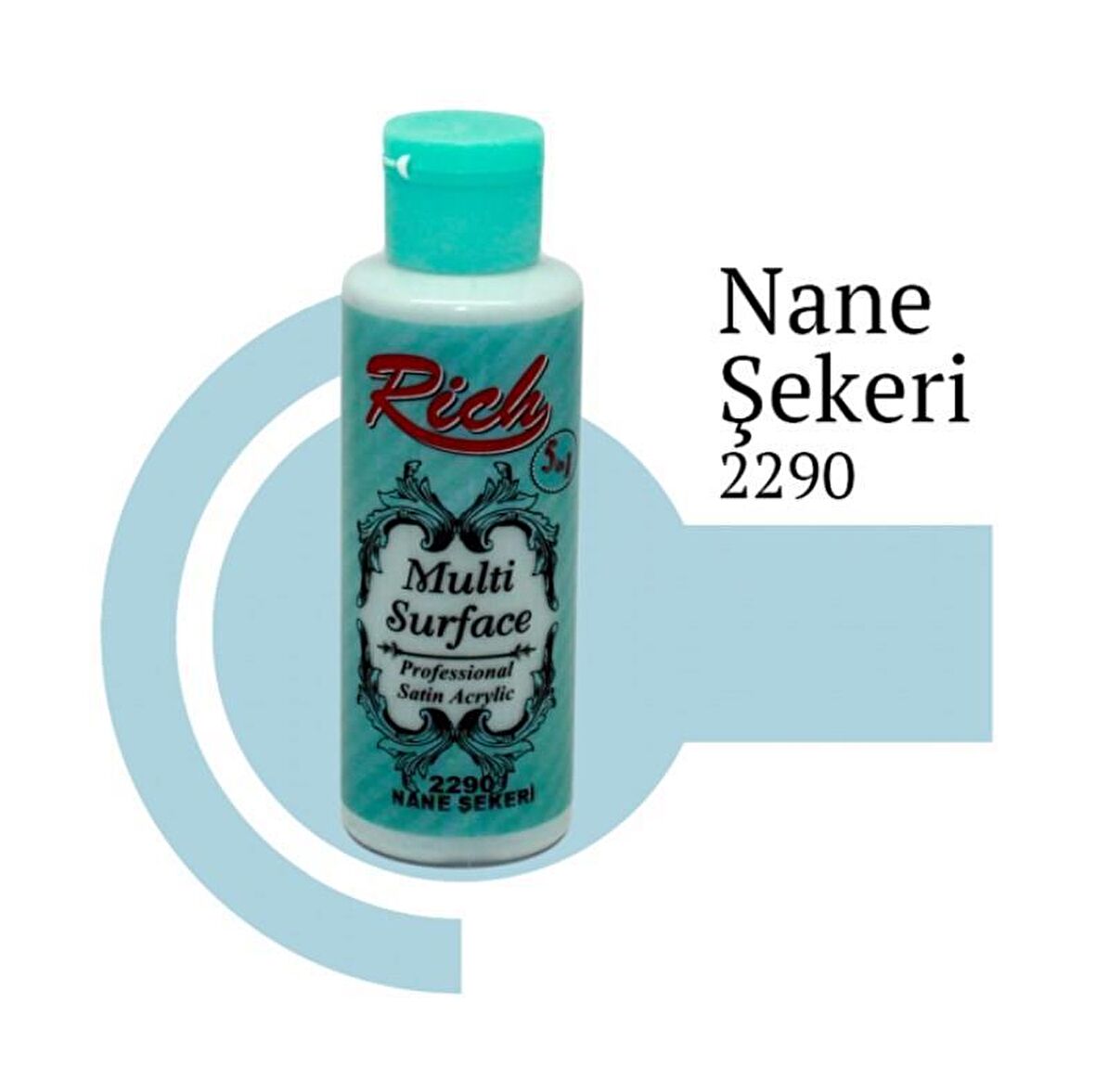 Rich Multi Surface Akrilik Boya 120ml 2290 Nane Şekeri