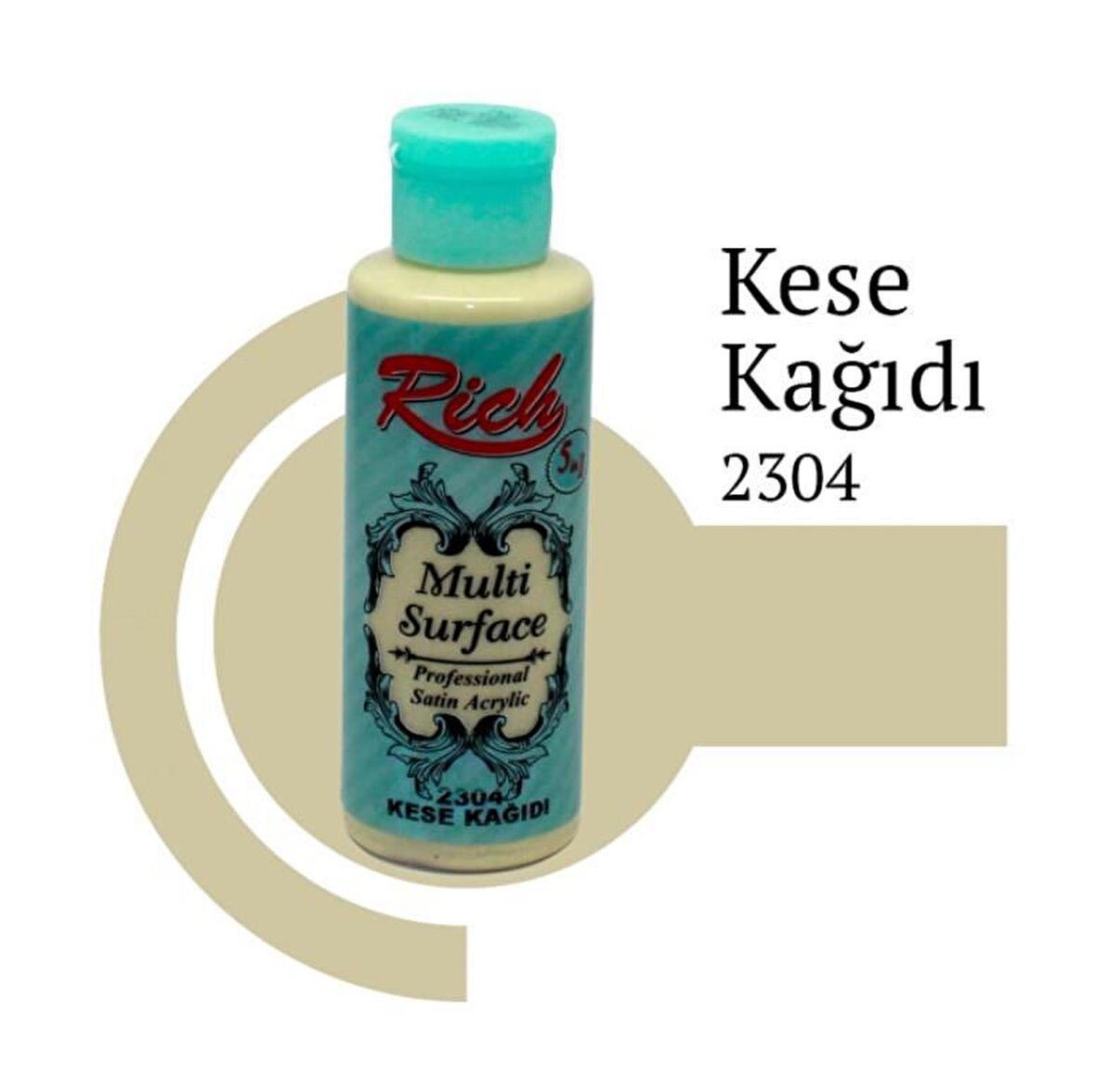 Rich Multi Surface Akrilik Boya 120ml 2304 Kese Kağıdı